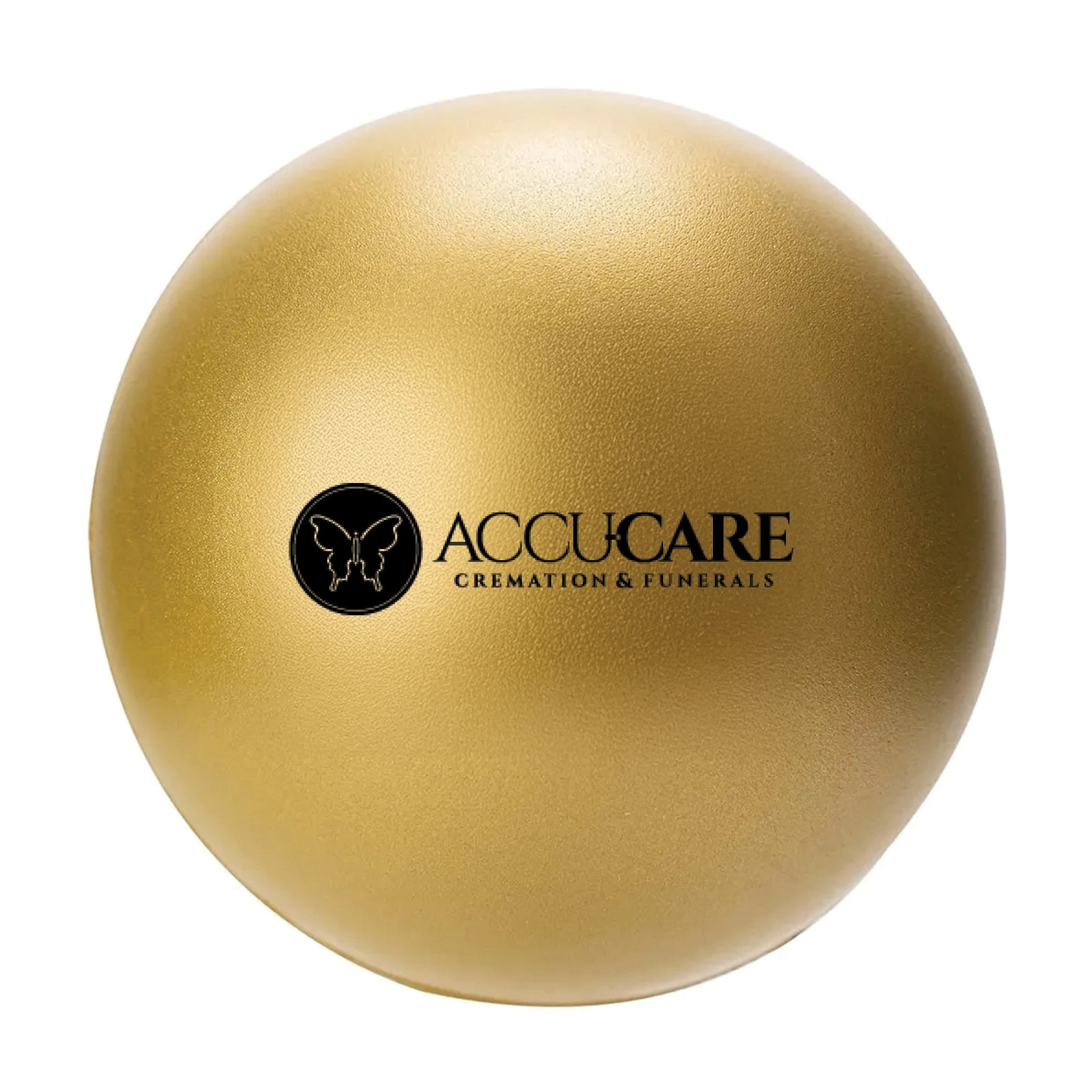 Round Stress Ball Gold