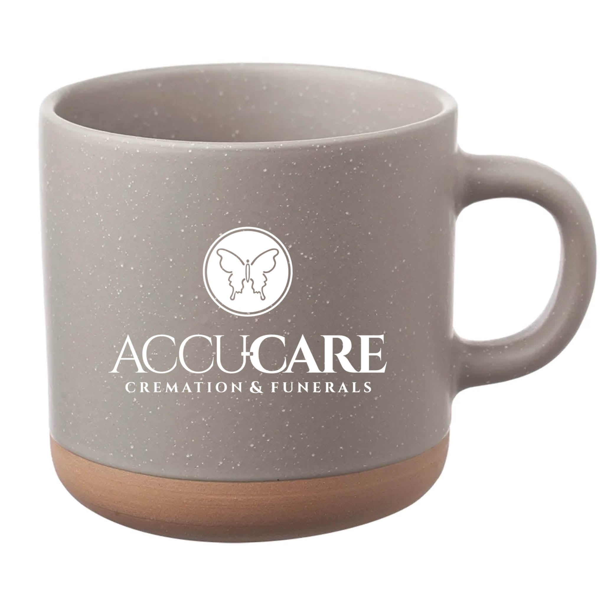 Cosmic Speckled Clay Coffee Mug 11 oz Gray