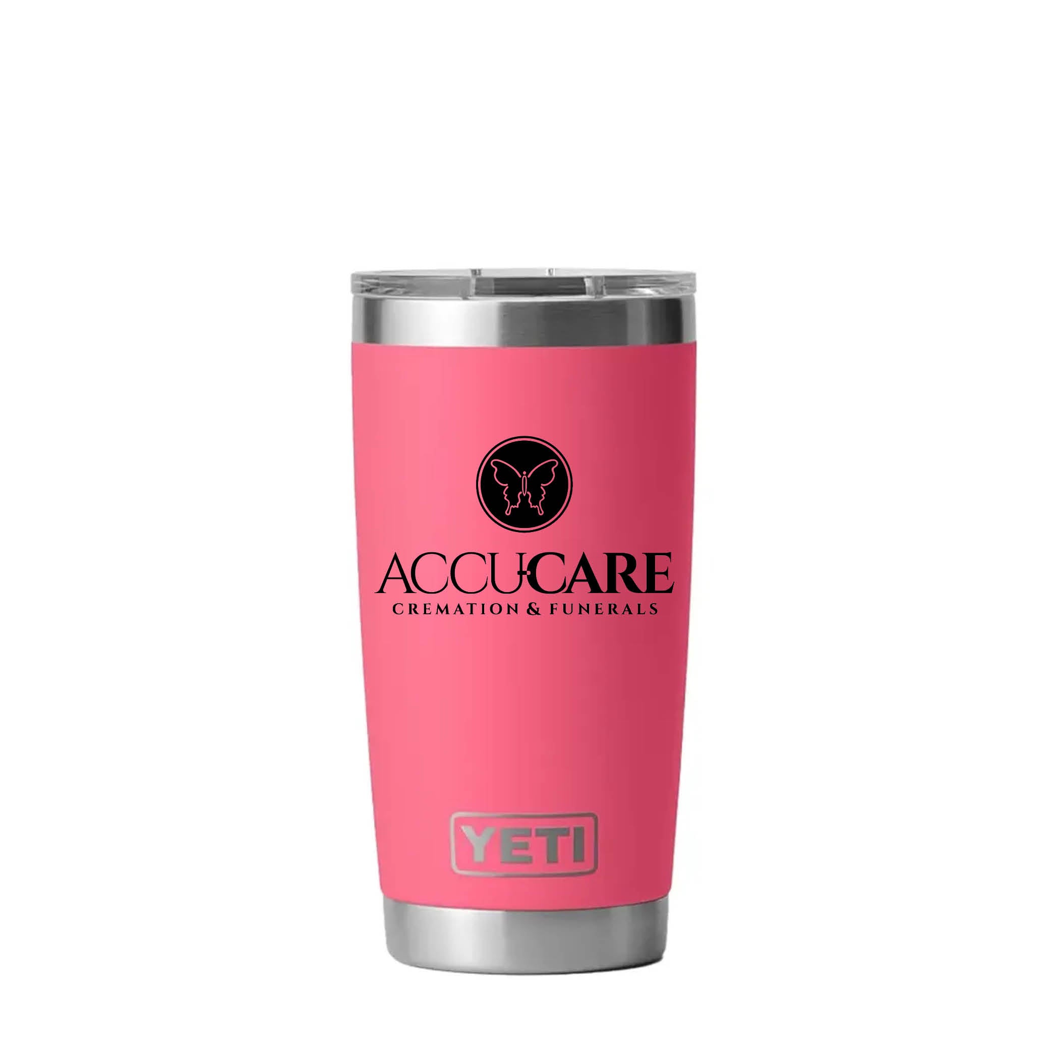 YETI Rambler 20 oz Tumbler Tropical Pink