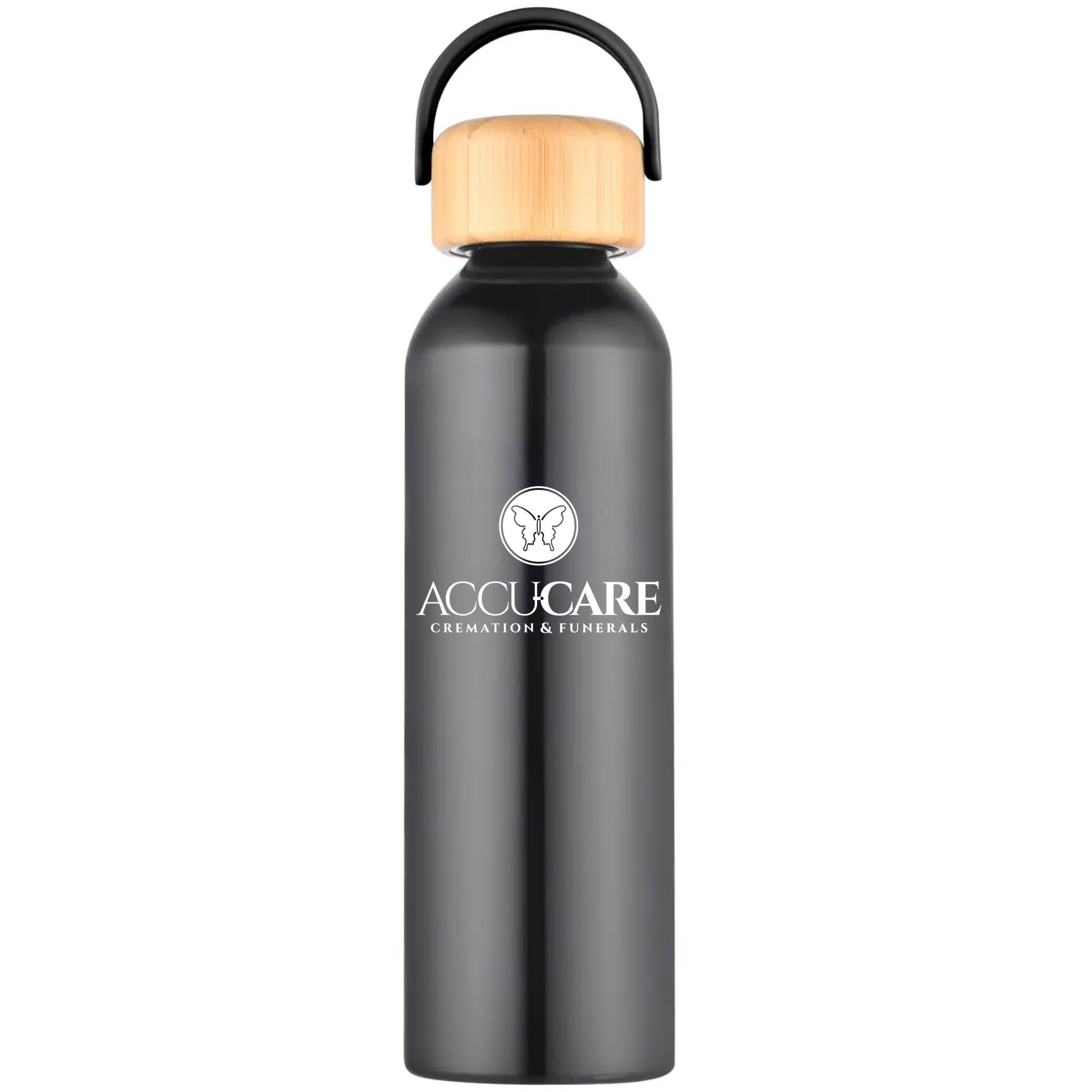 Geyser-VI 24 Oz. Eco Friendly Sports Water Bottle Black