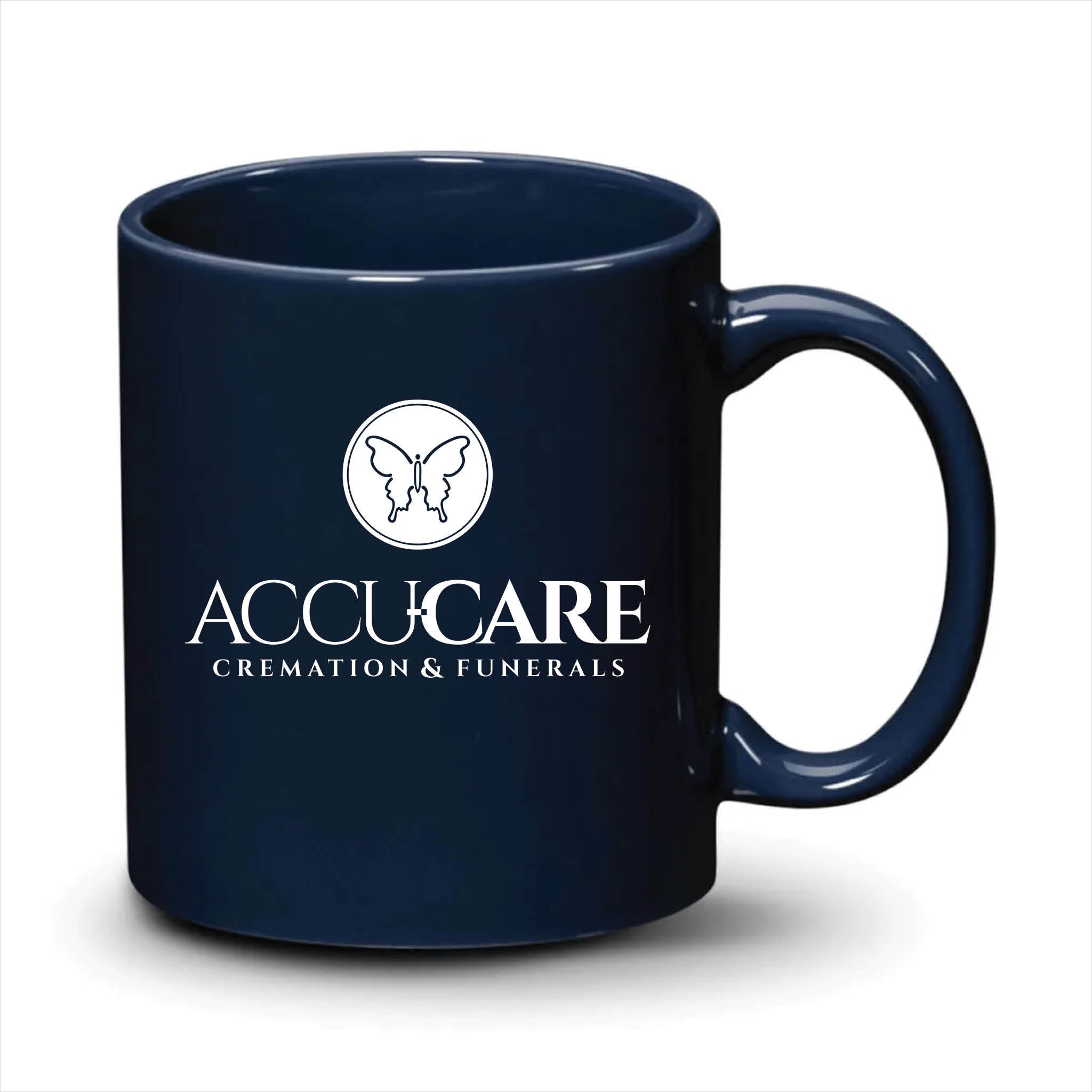 Malibu Mug Navy Blue White Logo