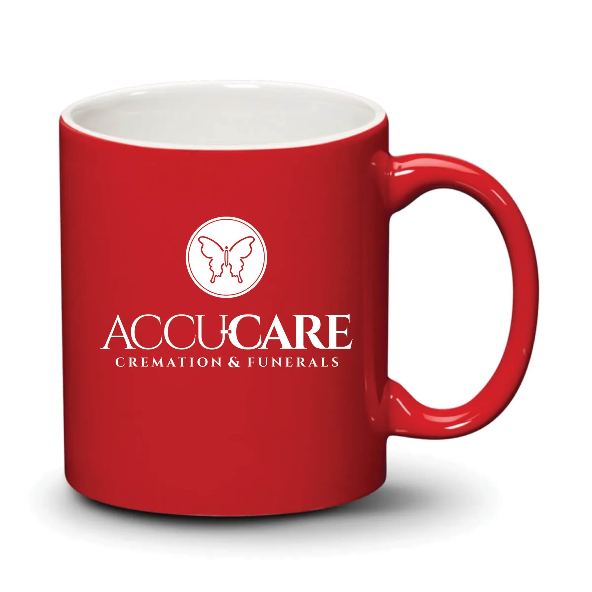 Malibu Mug Red White Logo