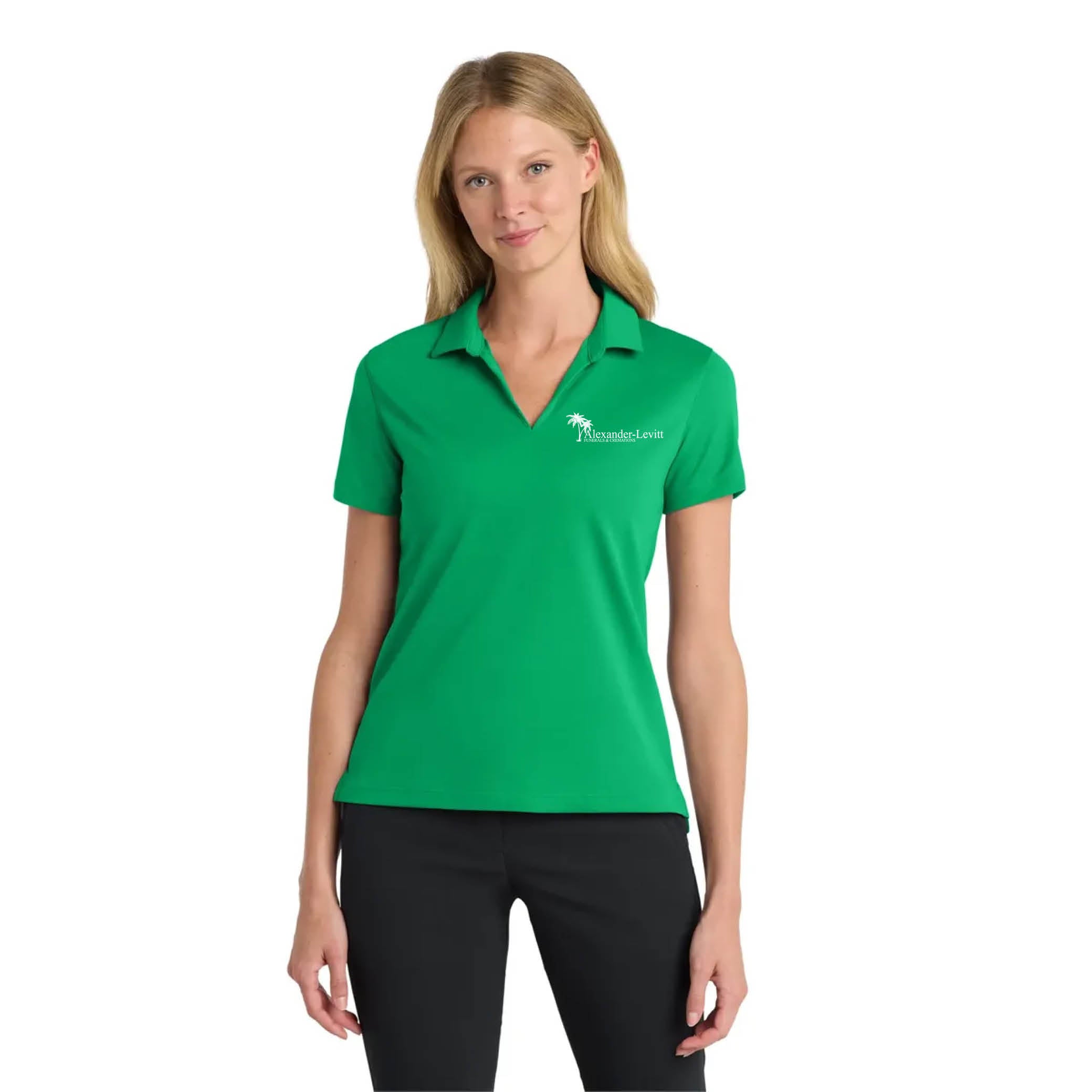 Nike Women's Dri-FIT Micro Pique 2.0 Polo Lucid Green