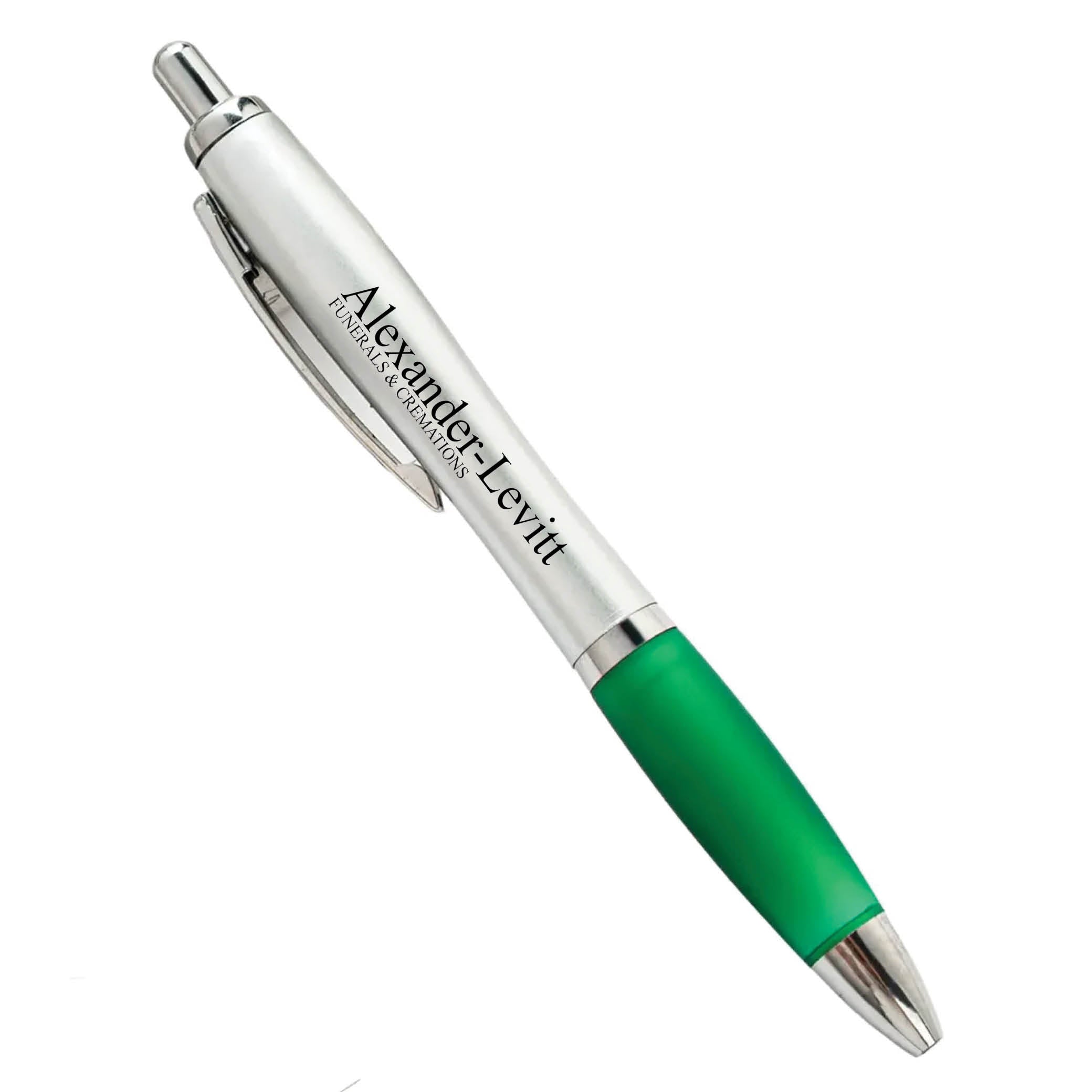 Click Action Ballpoint Pen Green