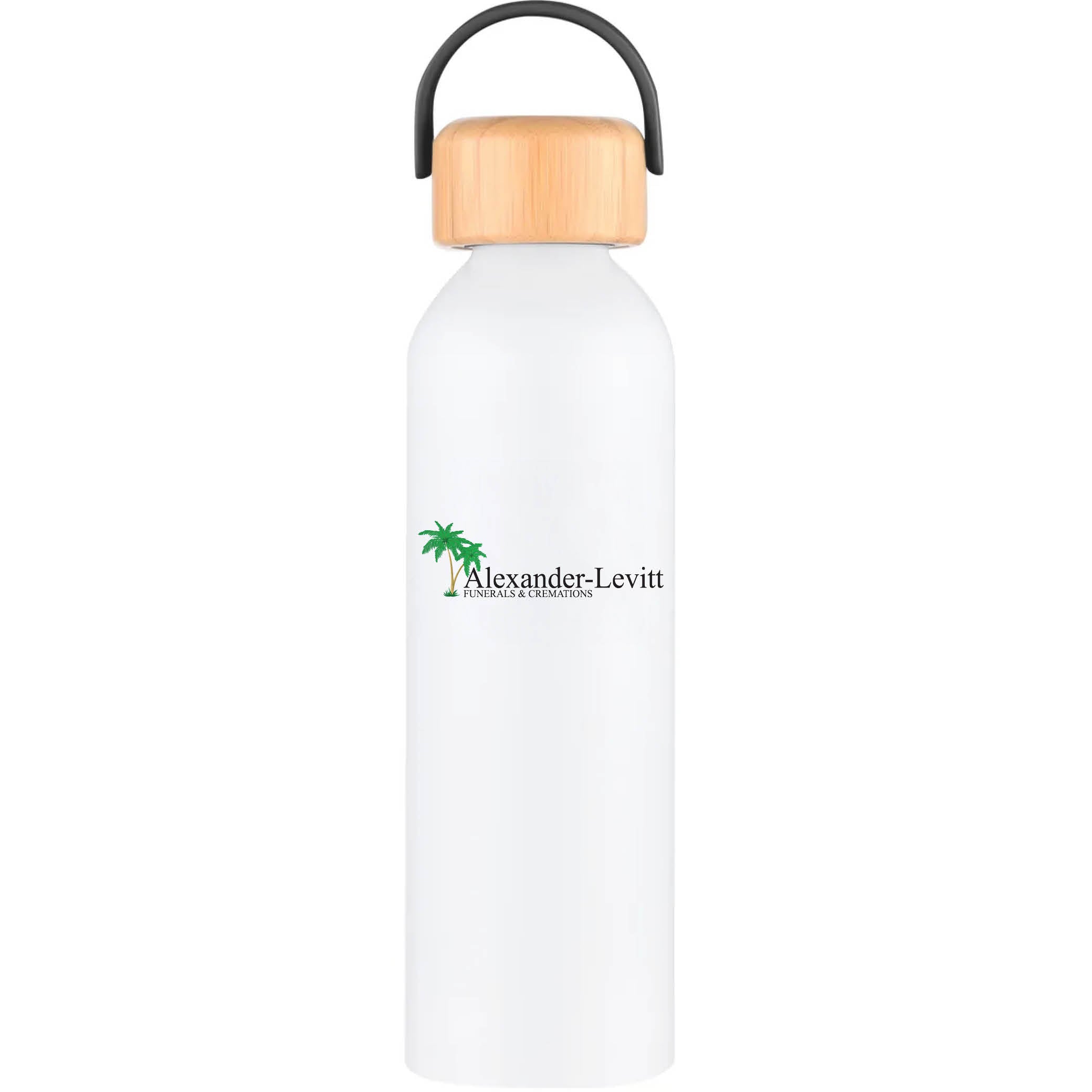 Geyser-VI 24 Oz. Eco Friendly Sports Water Bottle White