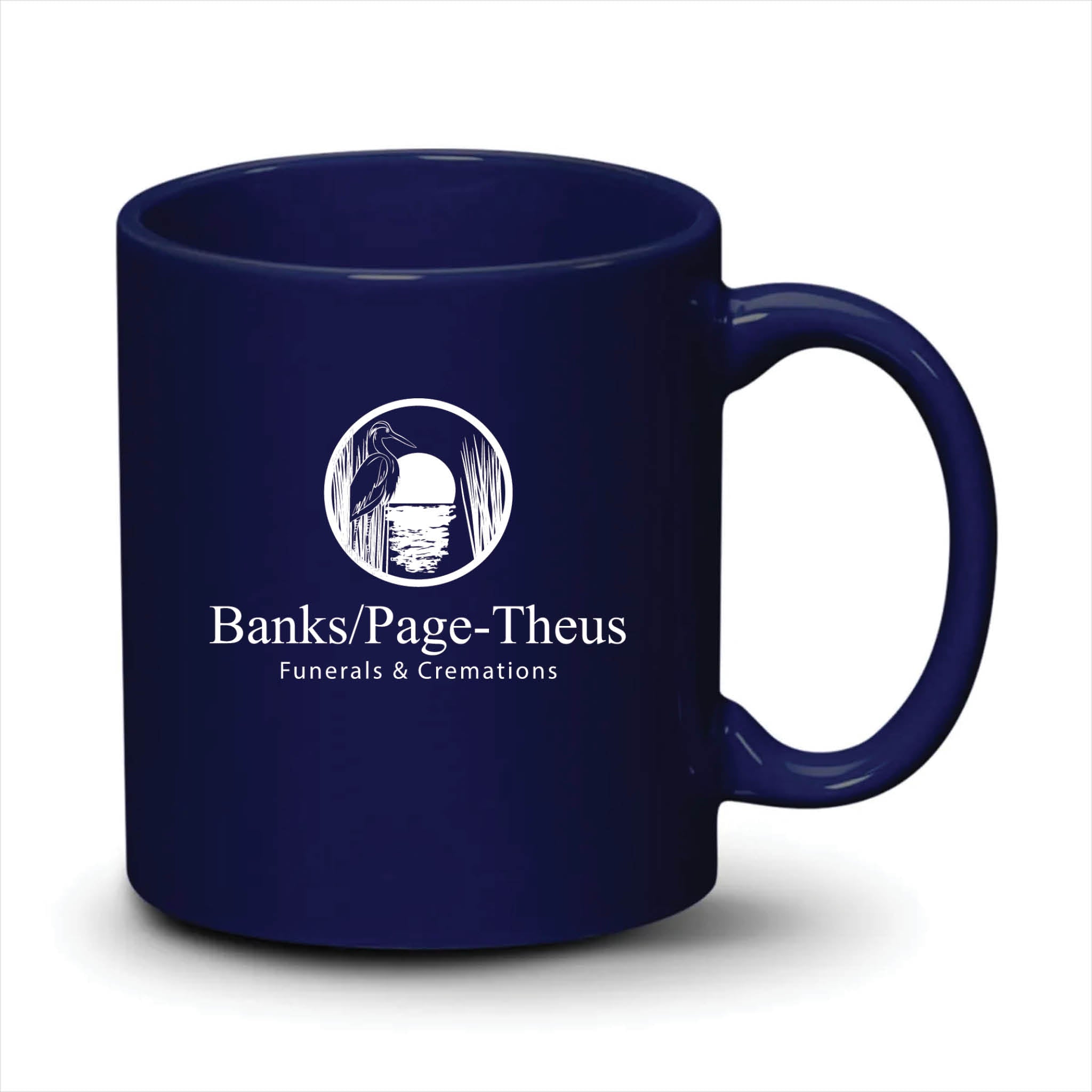 Malibu Mug Cobalt White Logo