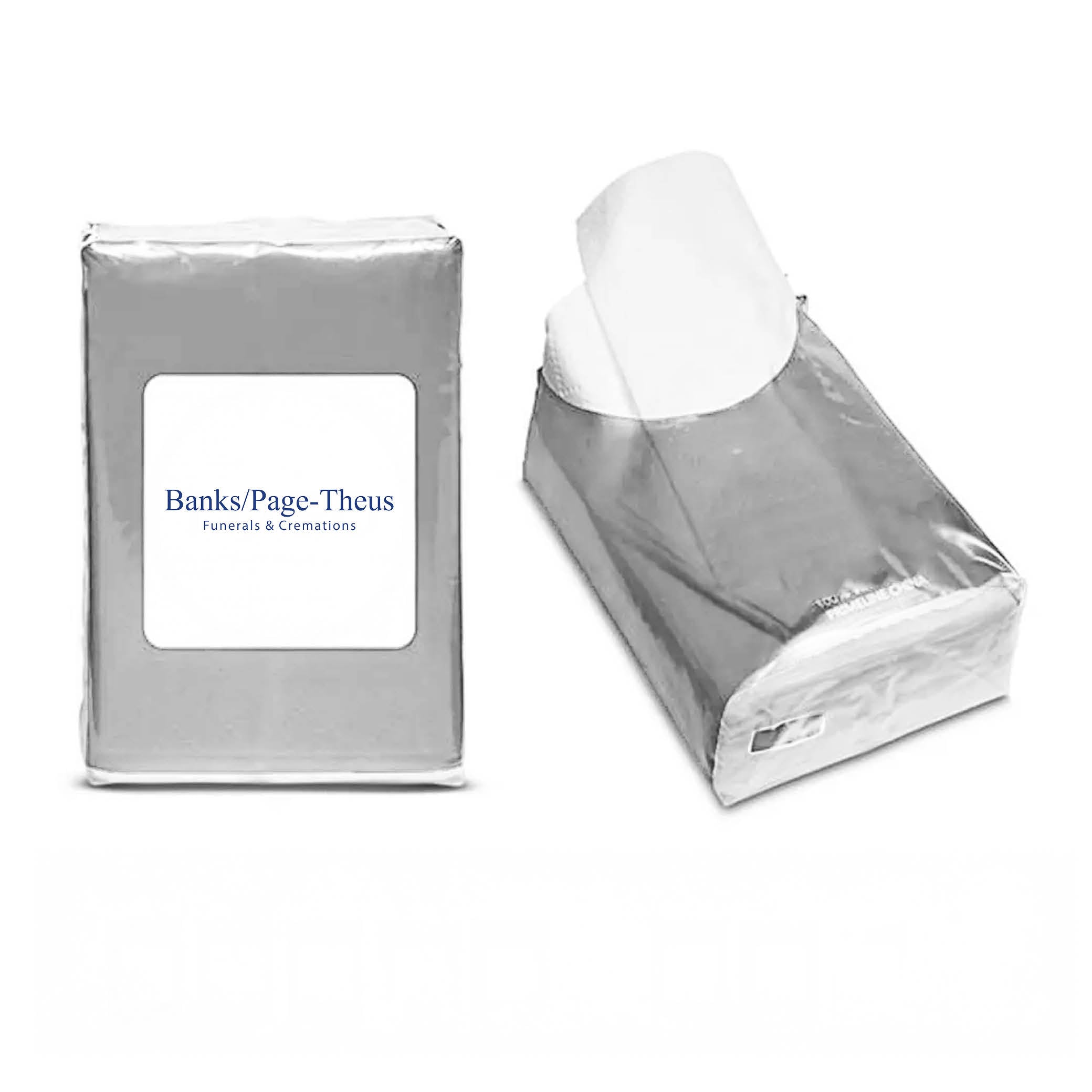 Mini Tissue Packet Silver
