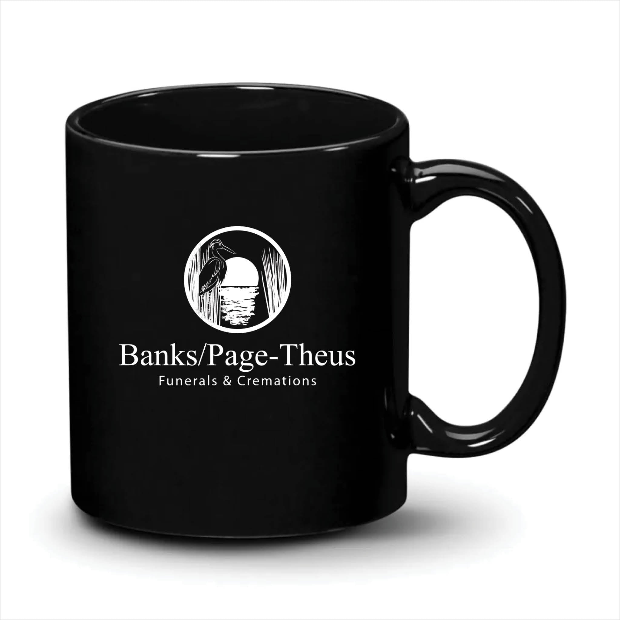 Malibu Mug Black White Logo