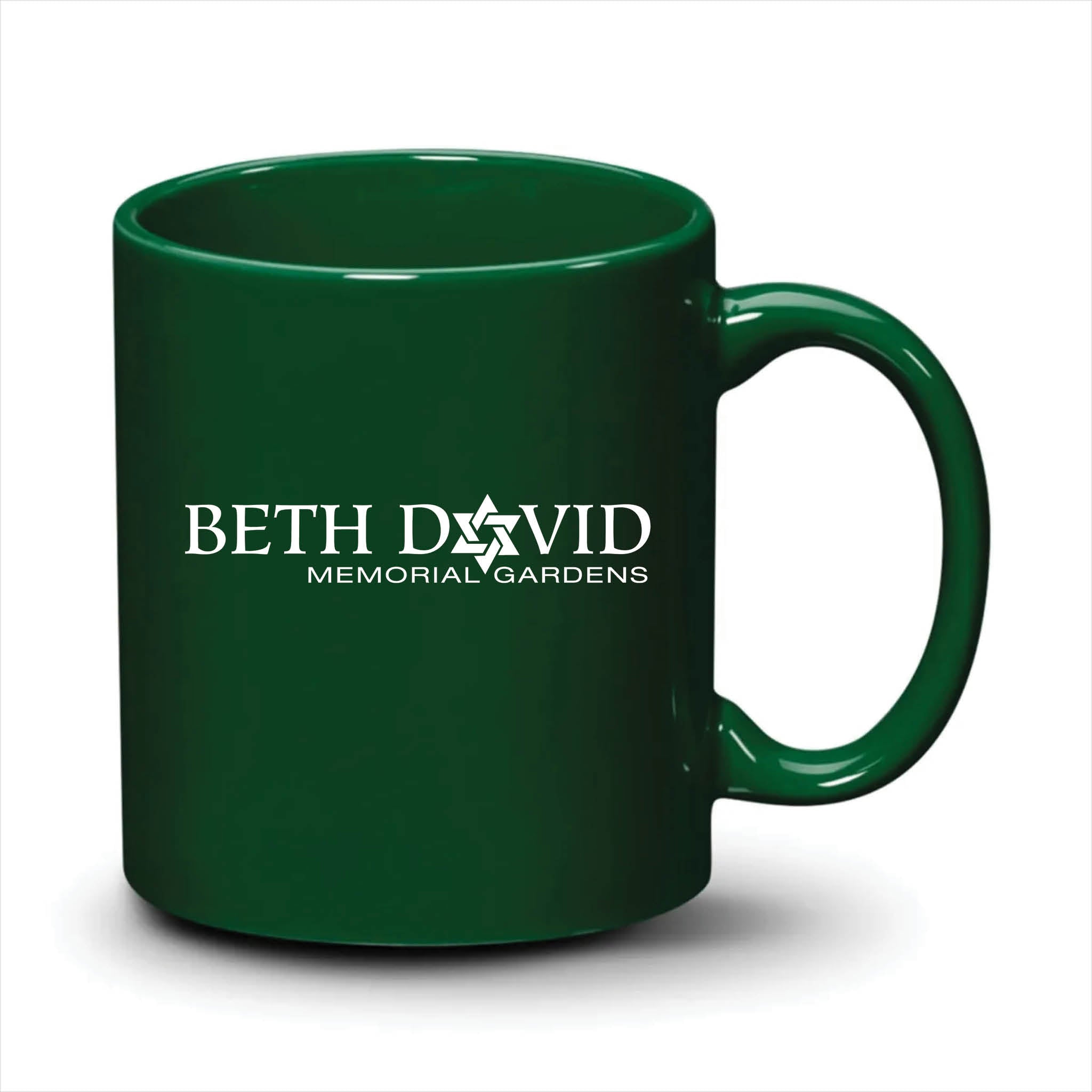 Malibu Mug Hunter Green White Logo