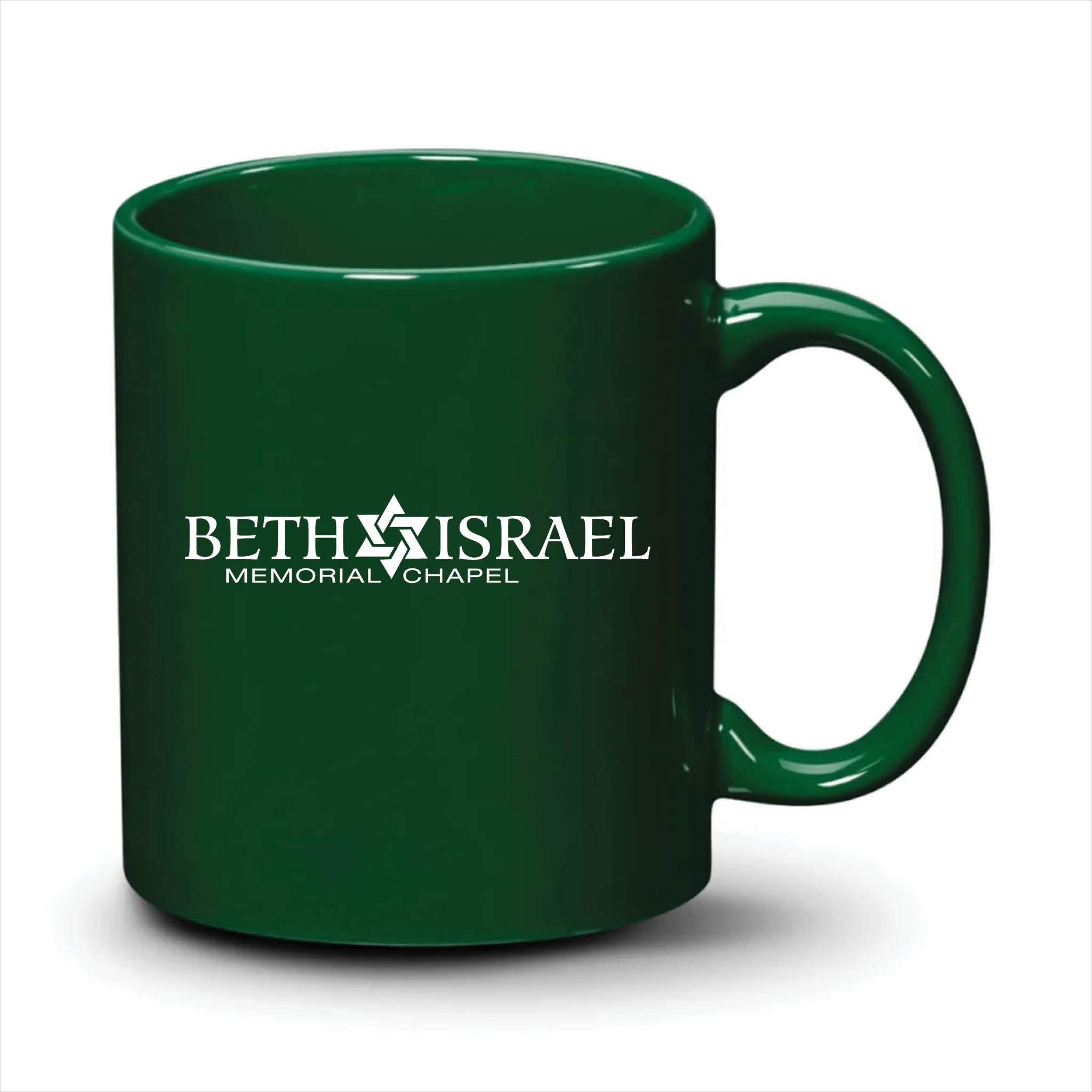 Malibu Mug Hunter Green White Logo