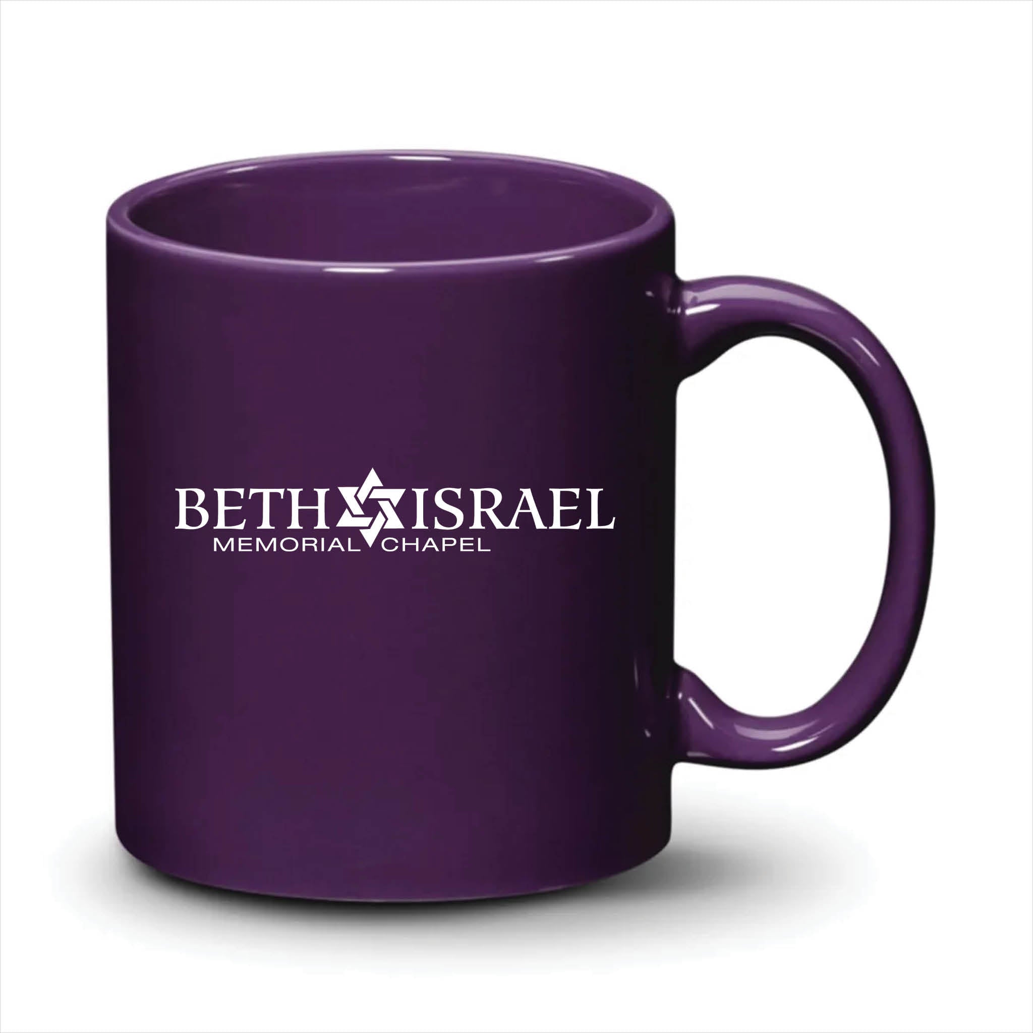 Malibu Mug Purple White Logo