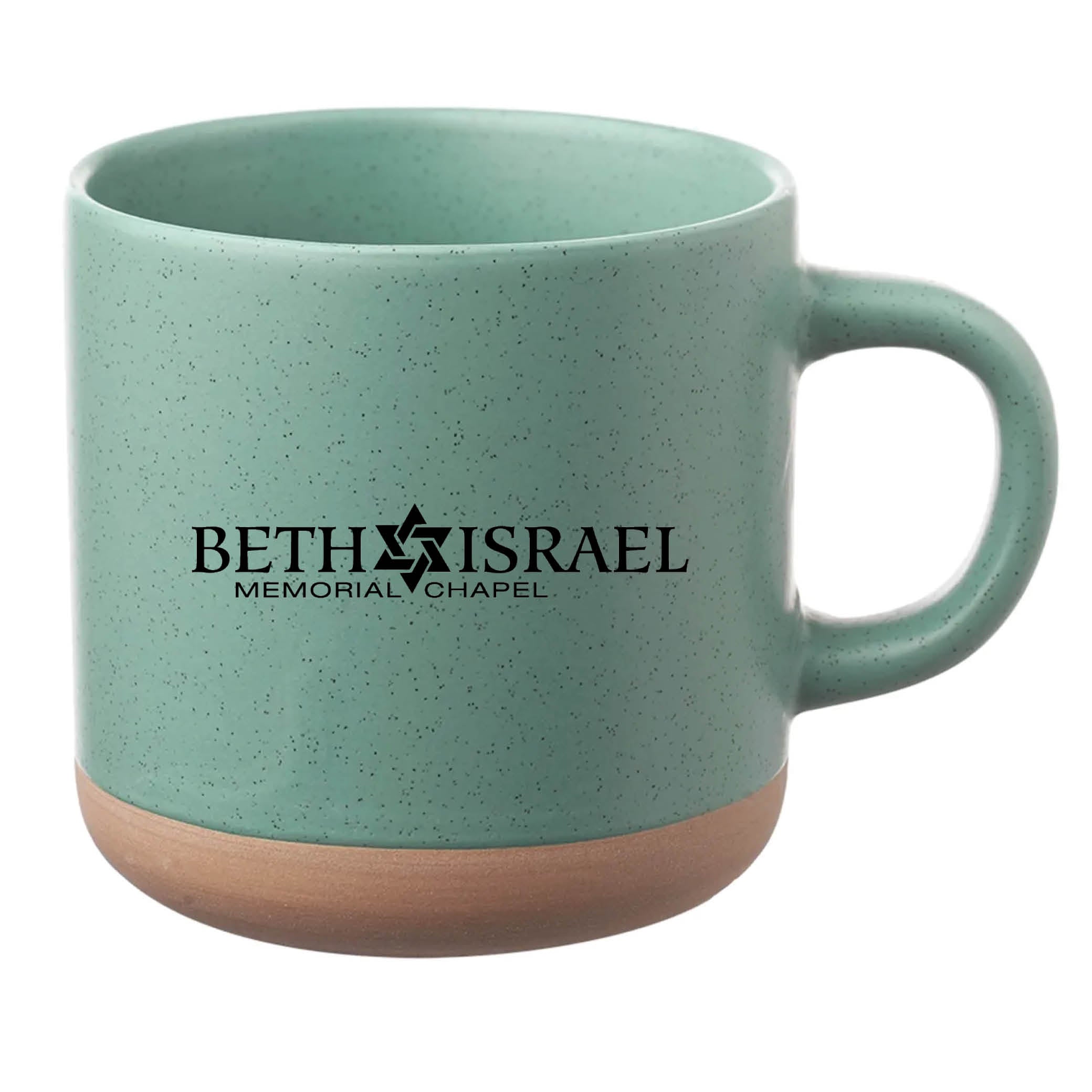 Cosmic Speckled Clay Coffee Mug 11 oz Mint