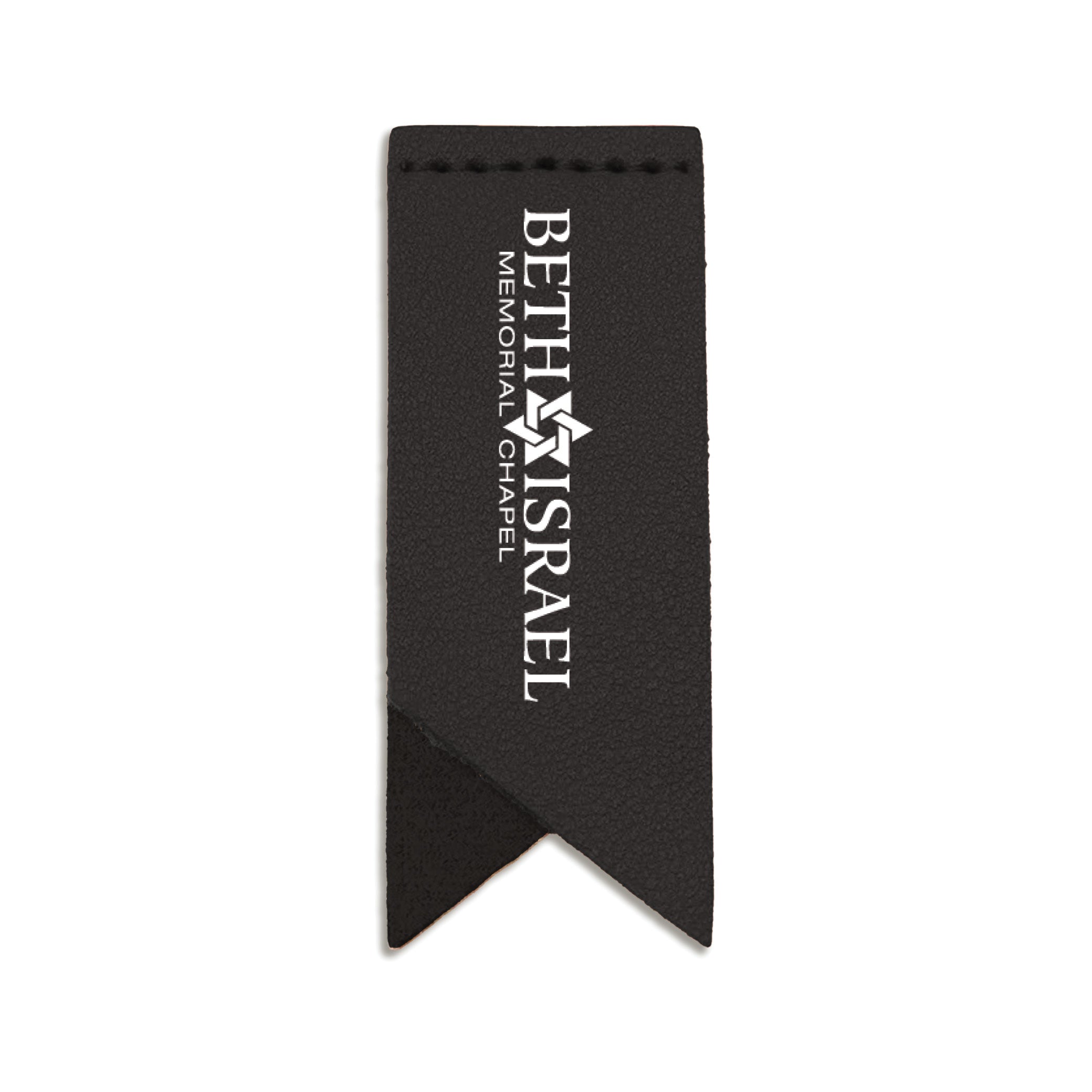 Handmade Leather Bookmark Corner Marker Clip Read Sign Black