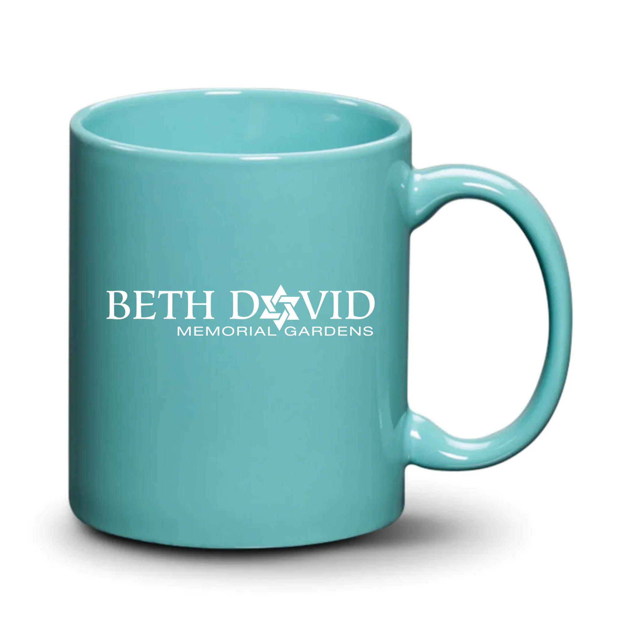 Malibu Mug Aqua White Logo