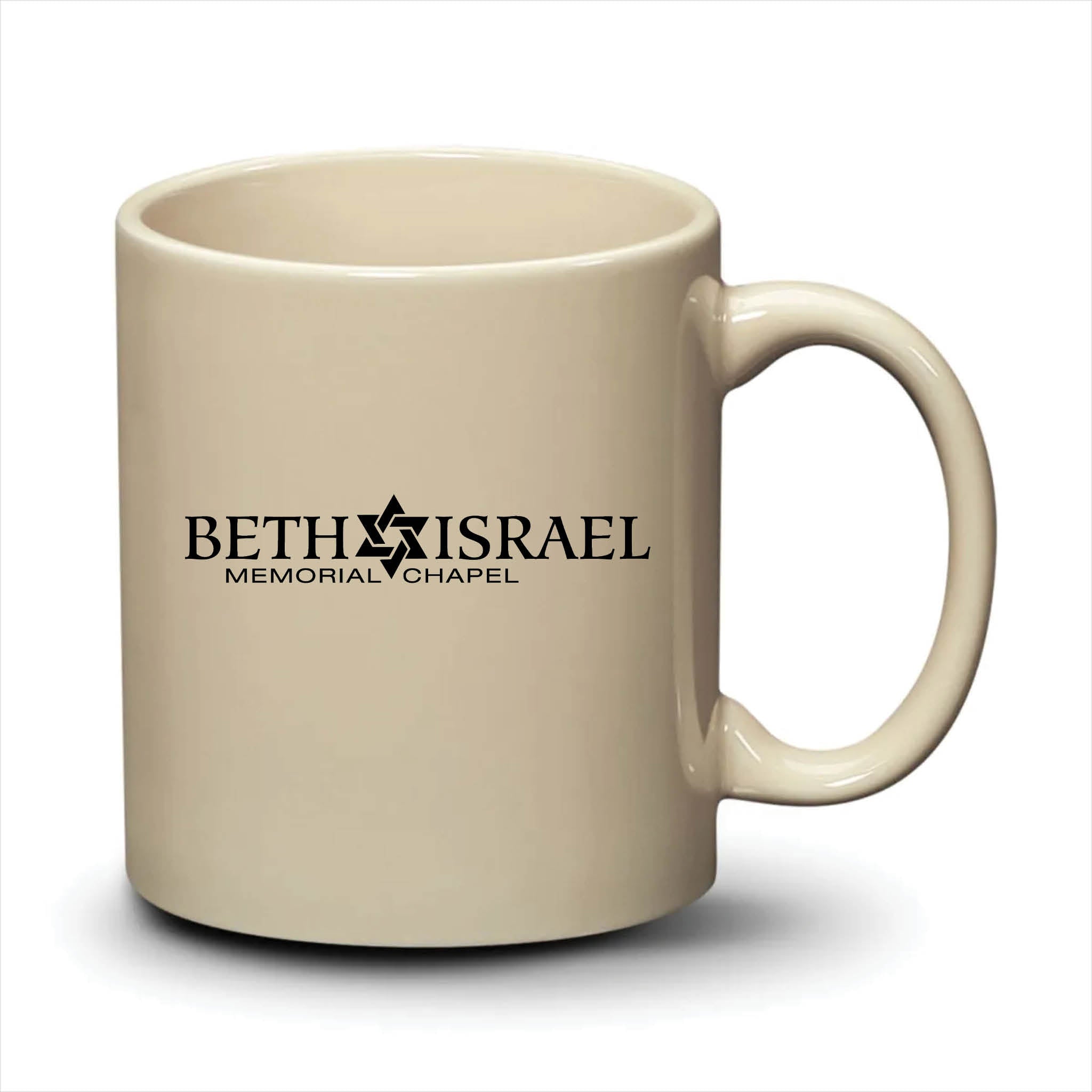 Malibu Mug Almond Black Logo