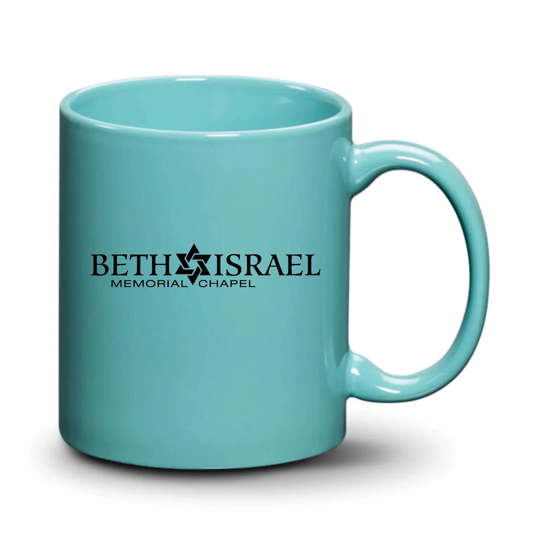 Malibu Mug Aqua Black Logo