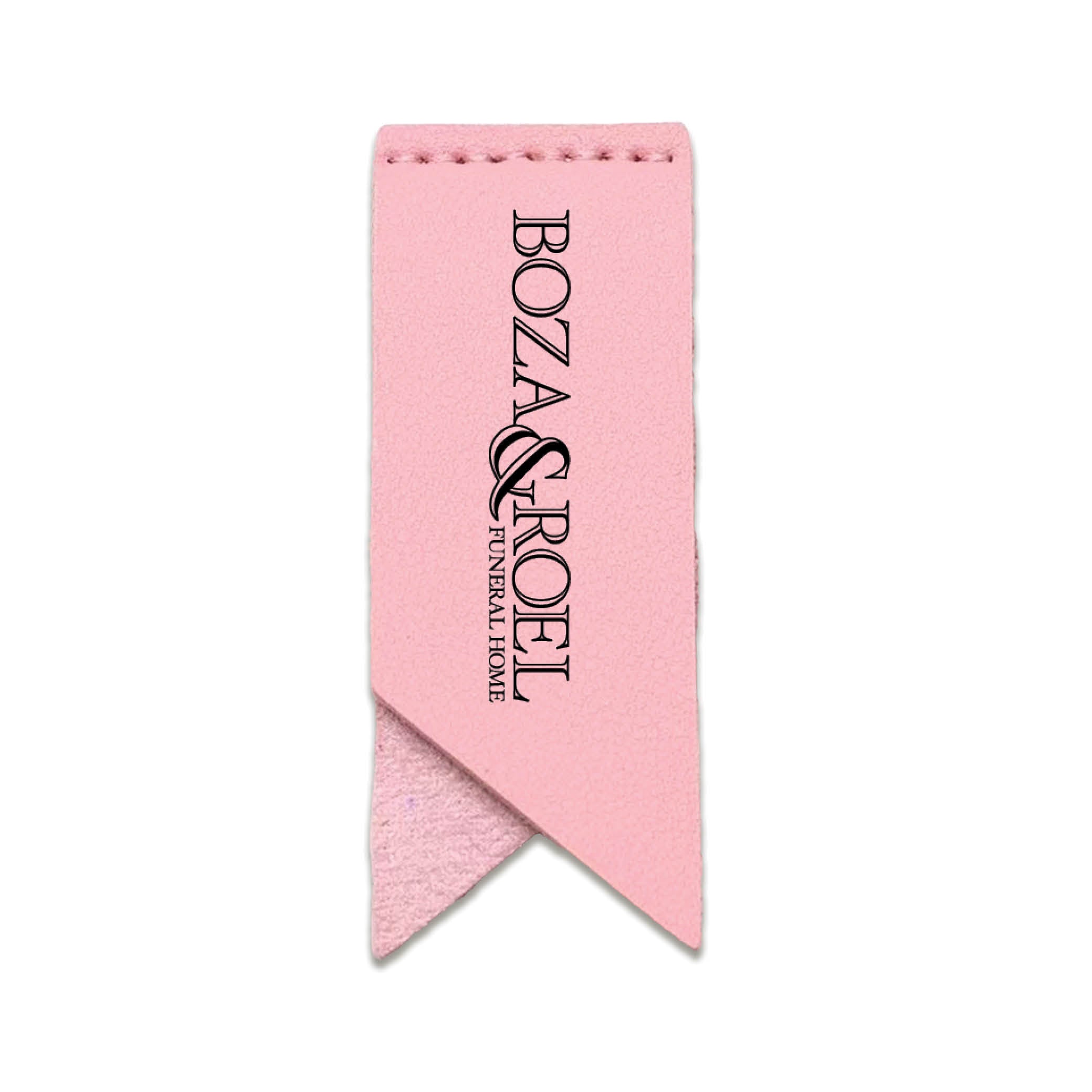 Handmade Leather Bookmark Corner Marker Clip Read Sign Pink