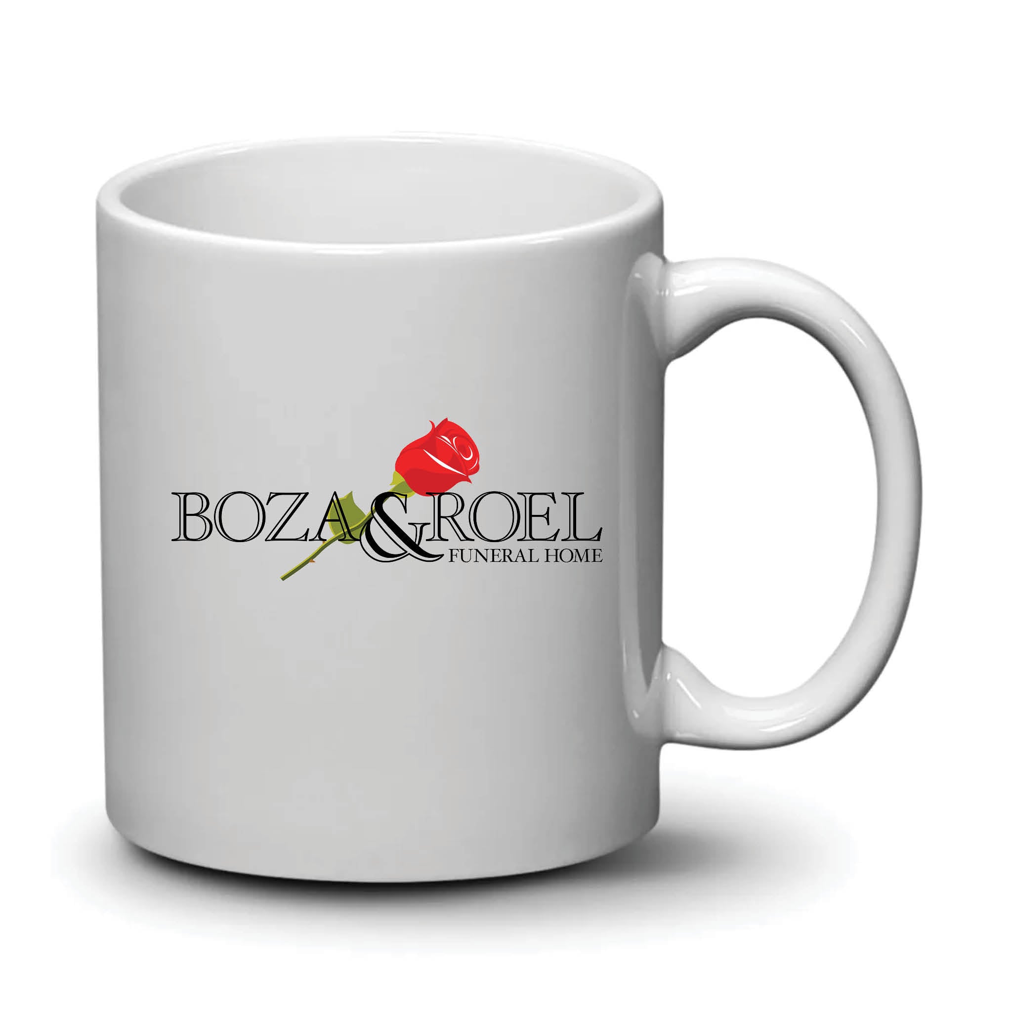 Malibu Mug White Full Color Logo