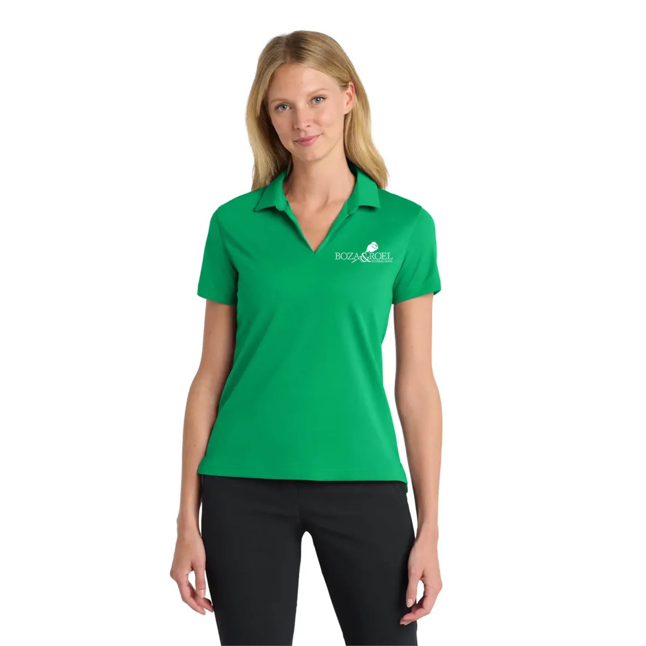 Nike Women's Dri-FIT Micro Pique 2.0 Polo Lucid Green