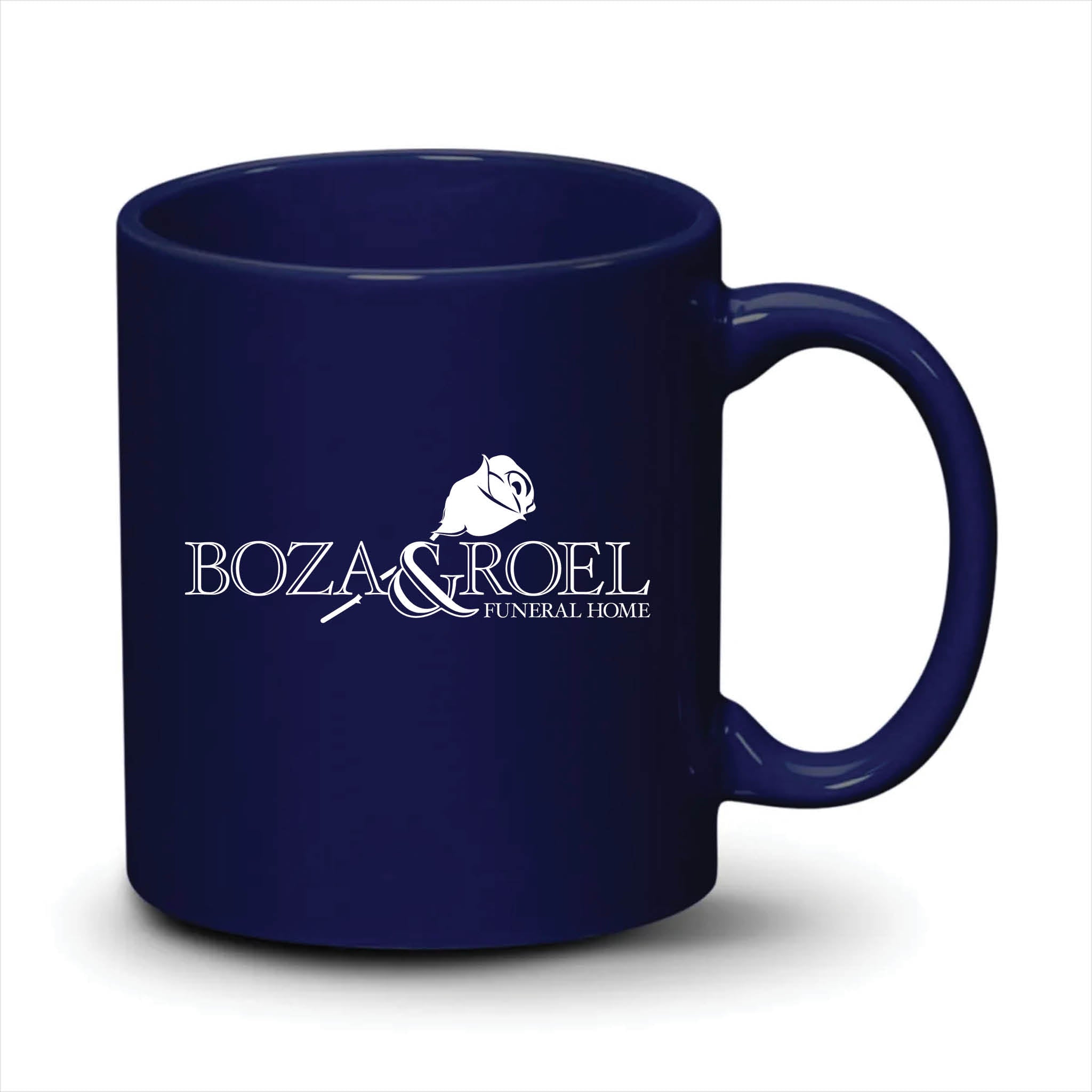 Malibu Mug Cobalt White Logo