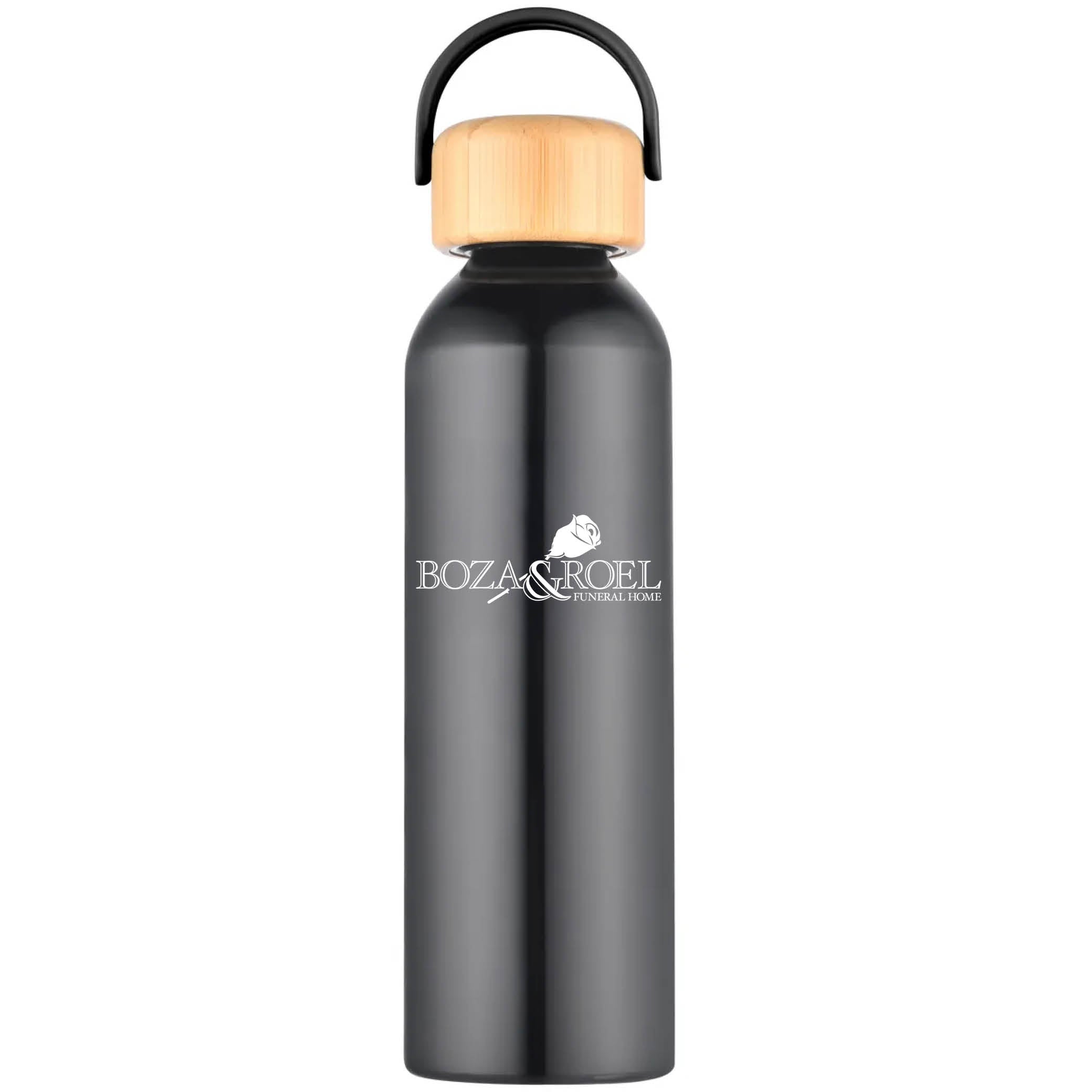 Geyser-VI 24 Oz. Eco Friendly Sports Water Bottle Black