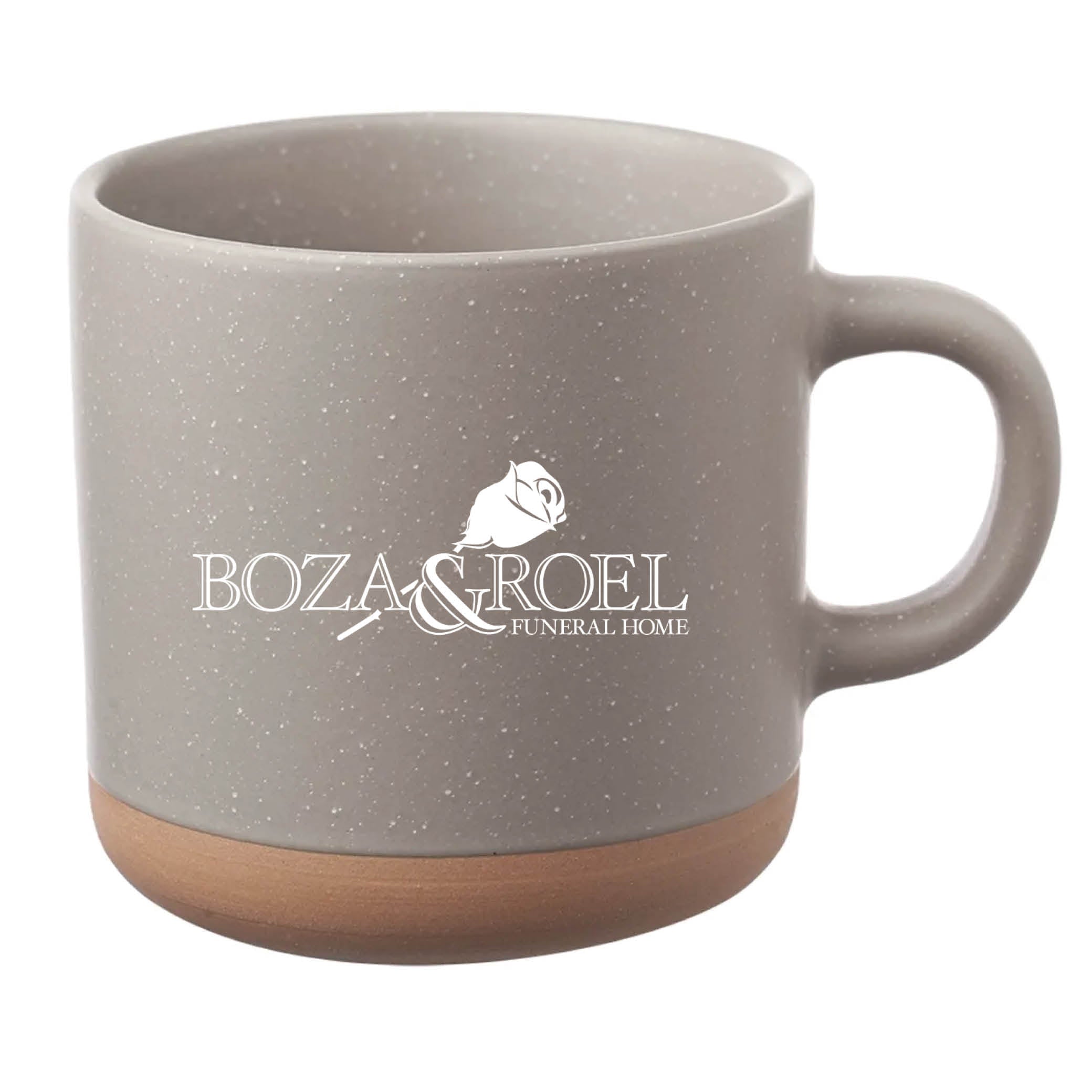 Cosmic Speckled Clay Coffee Mug 11 oz Gray