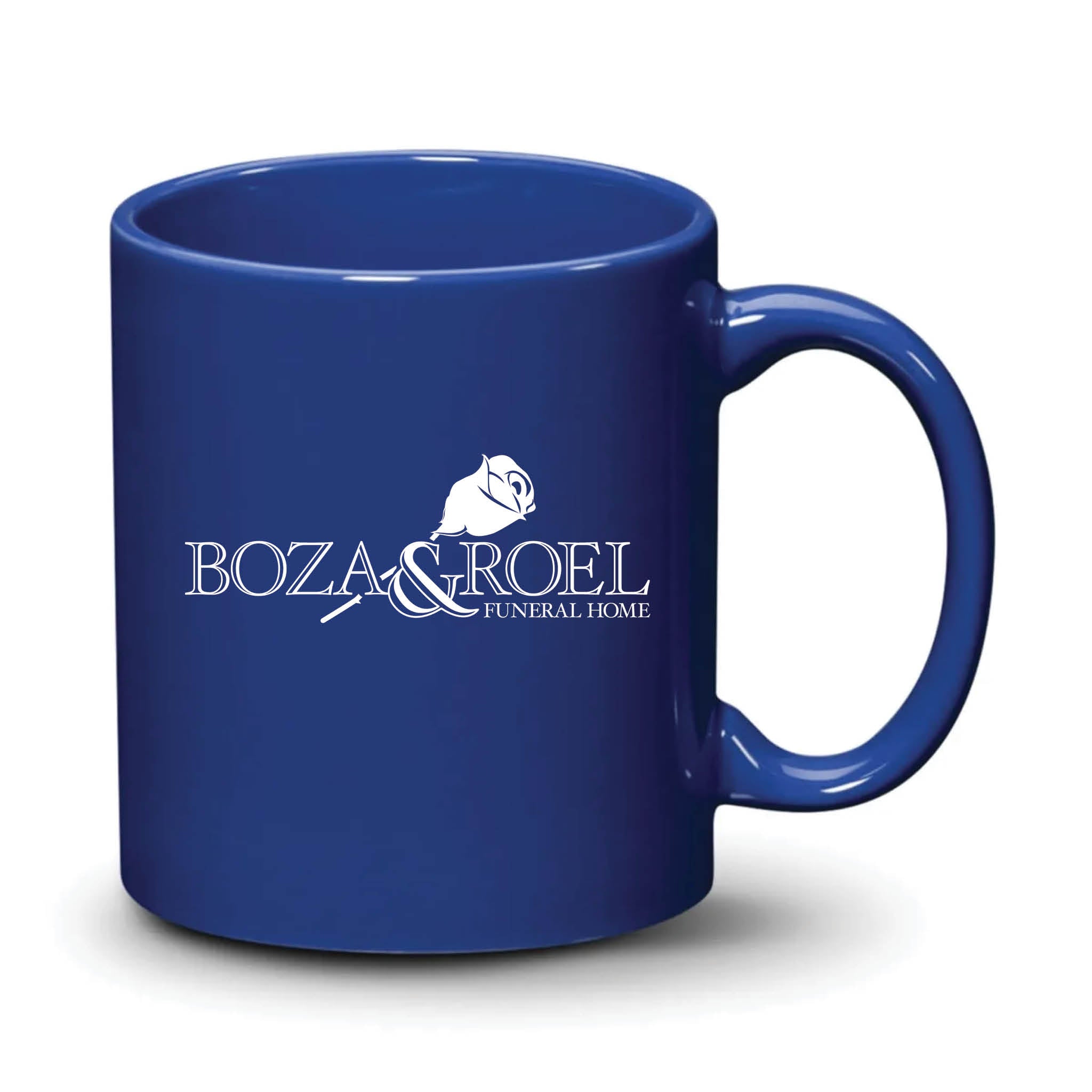 Malibu Mug Royal Blue White Logo