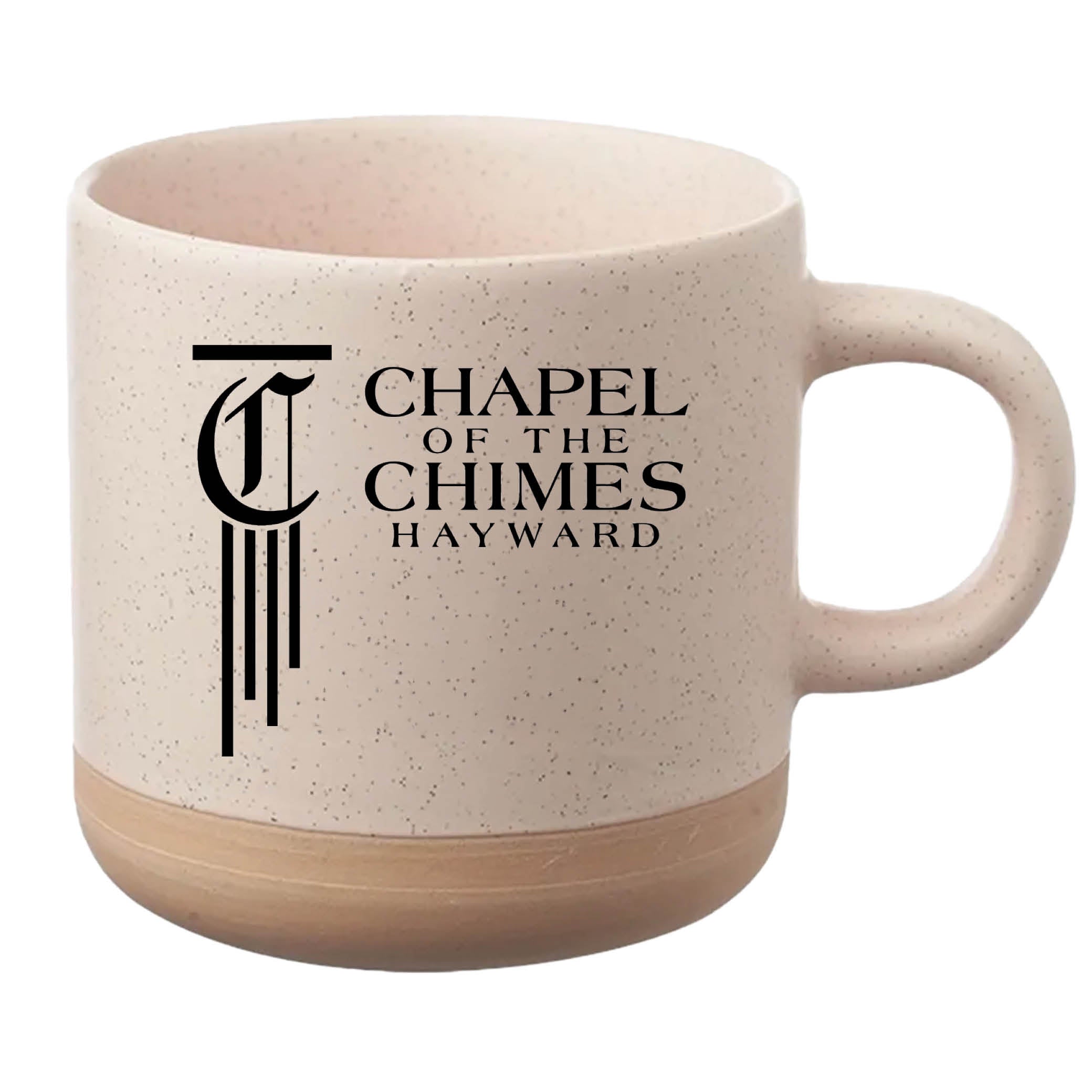 Cosmic Speckled Clay Coffee Mug 11 oz Cream