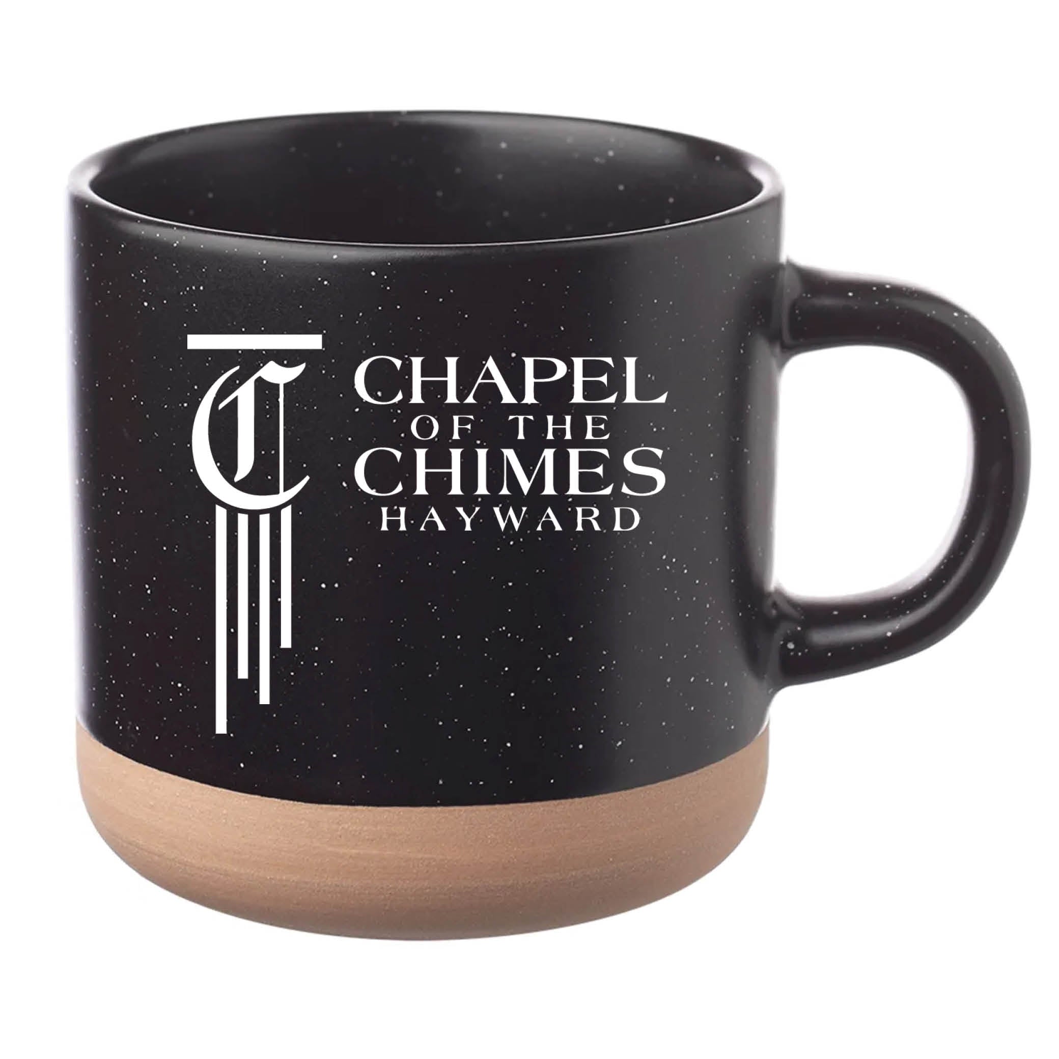 Cosmic Speckled Clay Coffee Mug 11 oz Black