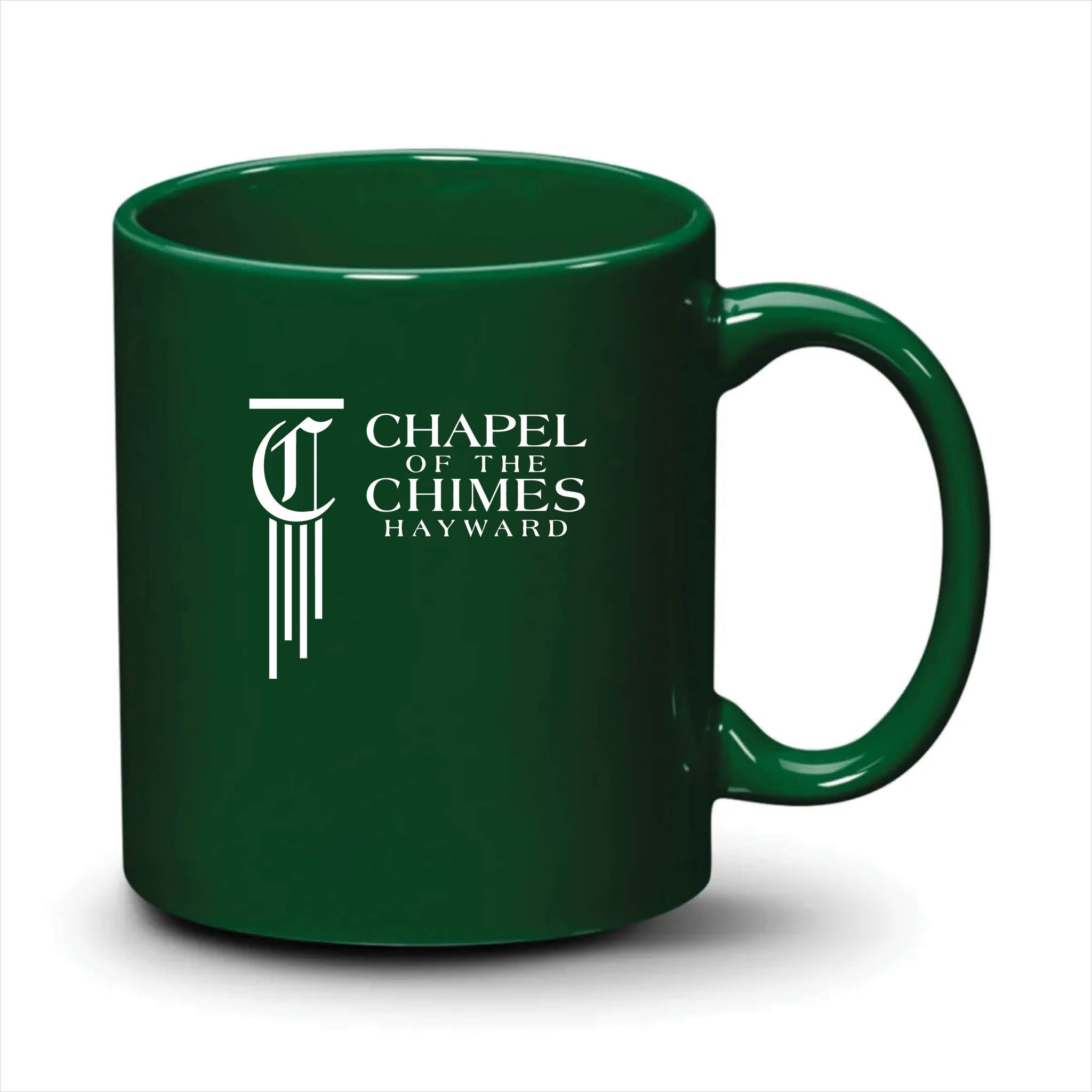 Malibu Mug Hunter Green White Logo
