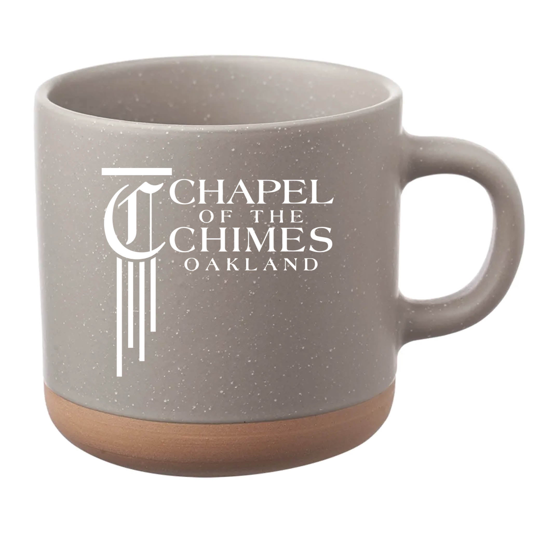 Cosmic Speckled Clay Coffee Mug 11 oz Gray