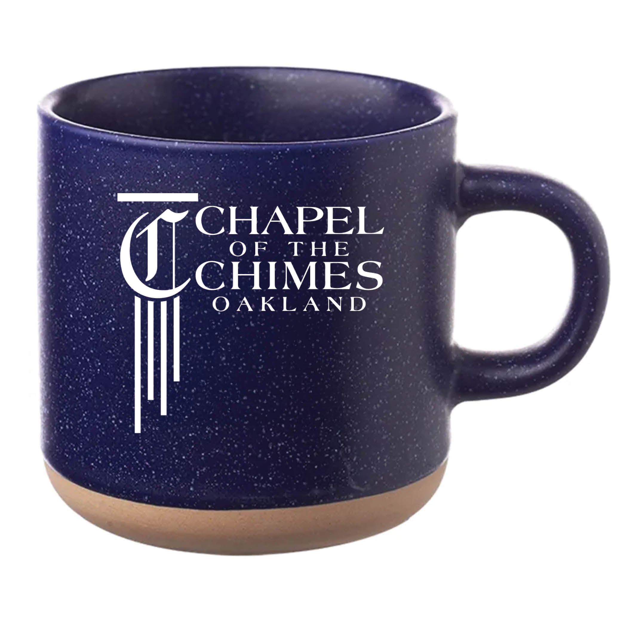 Cosmic Speckled Clay Coffee Mug 11 oz Blue