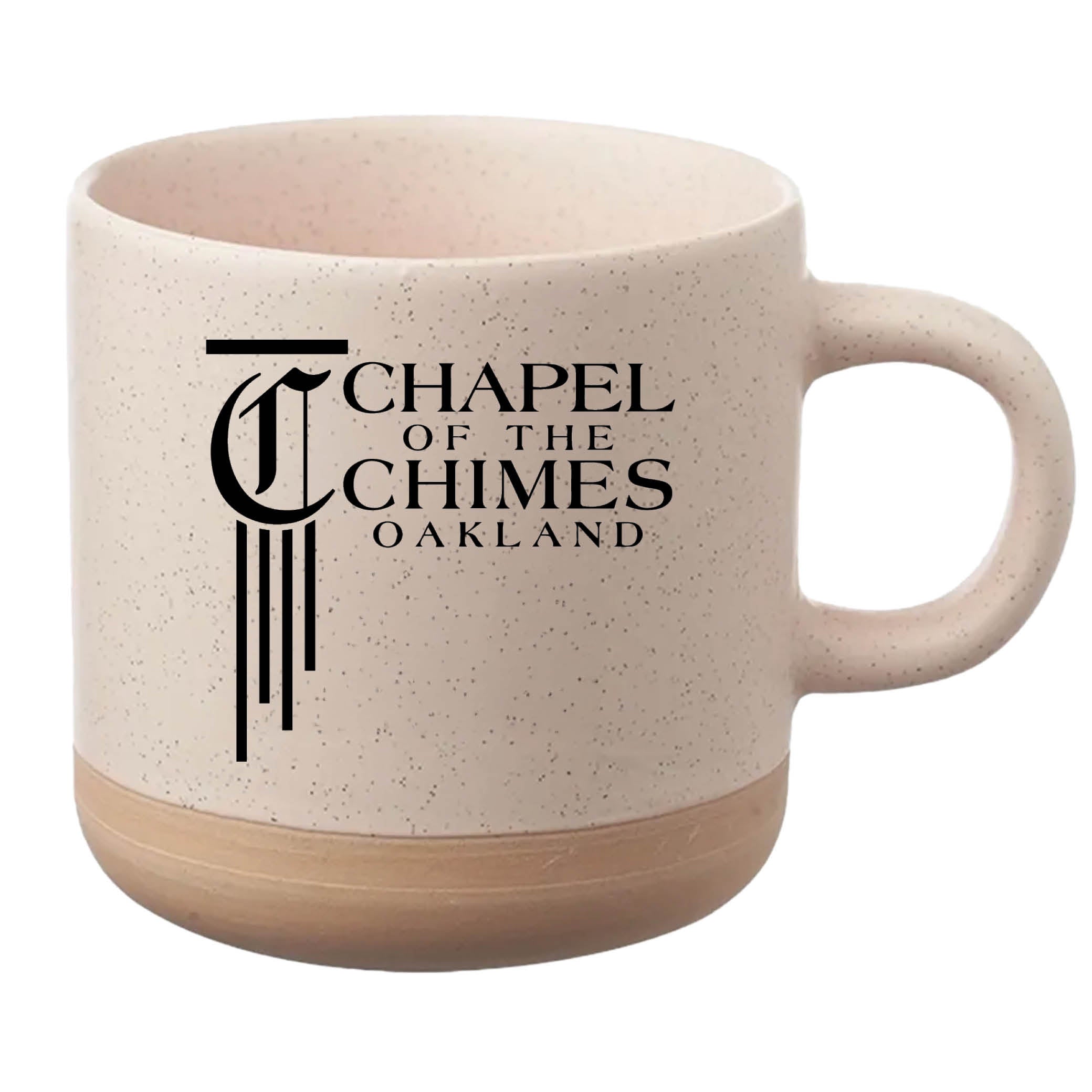 Cosmic Speckled Clay Coffee Mug 11 oz Cream