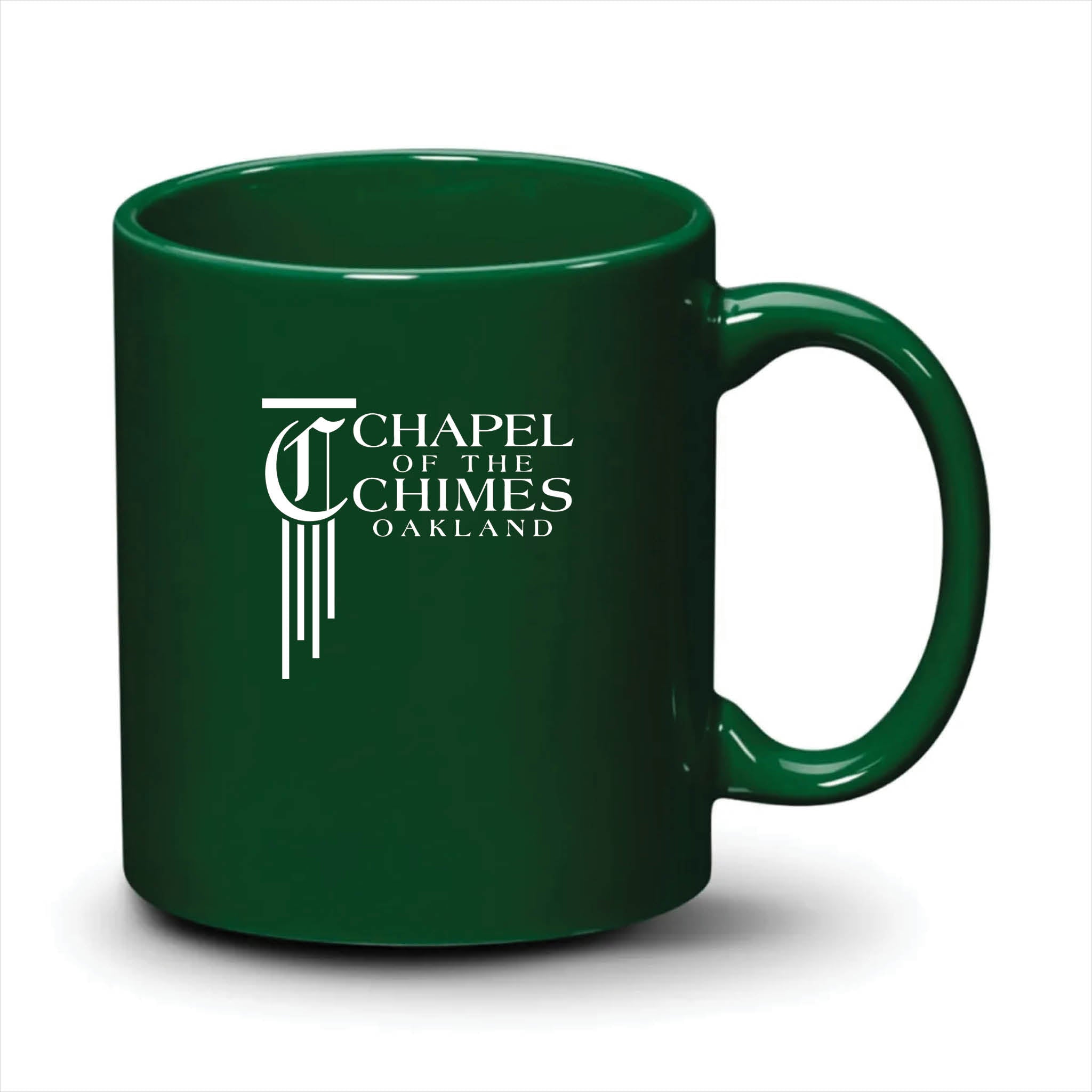 Malibu Mug Hunter Green White Logo