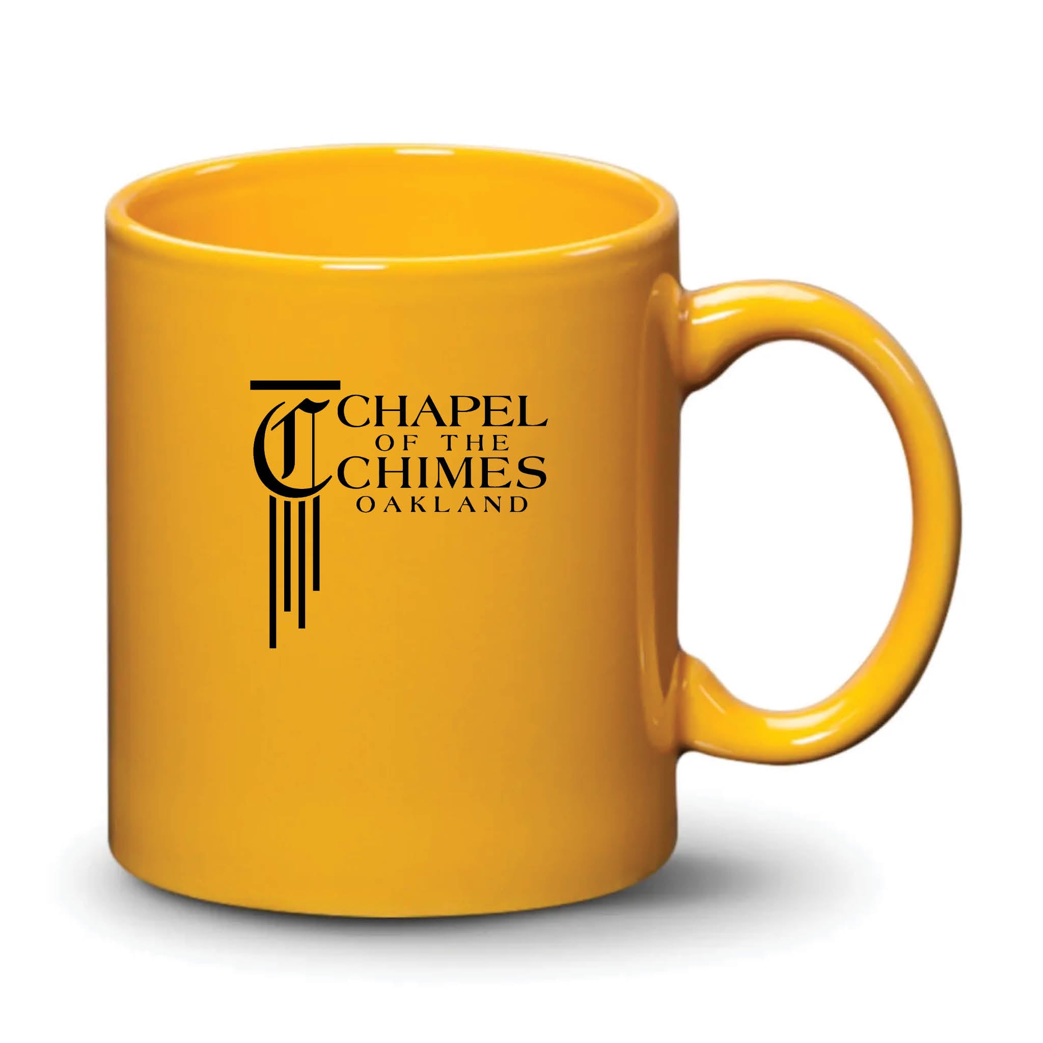 Malibu Mug Gamboge Black Logo