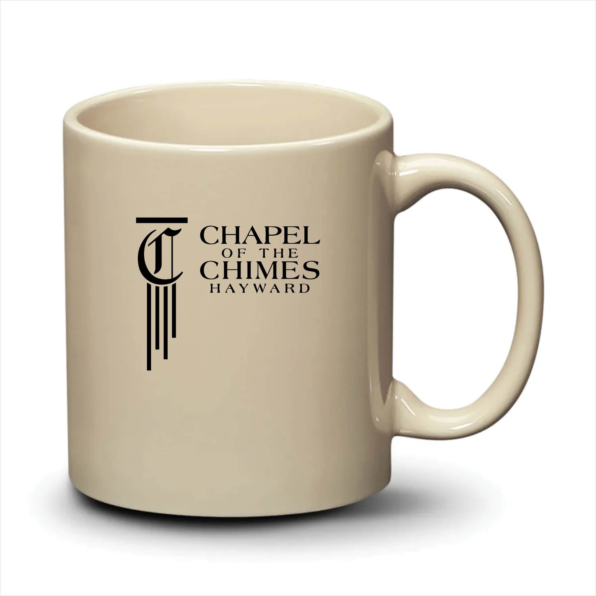 Malibu Mug Almond Black Logo