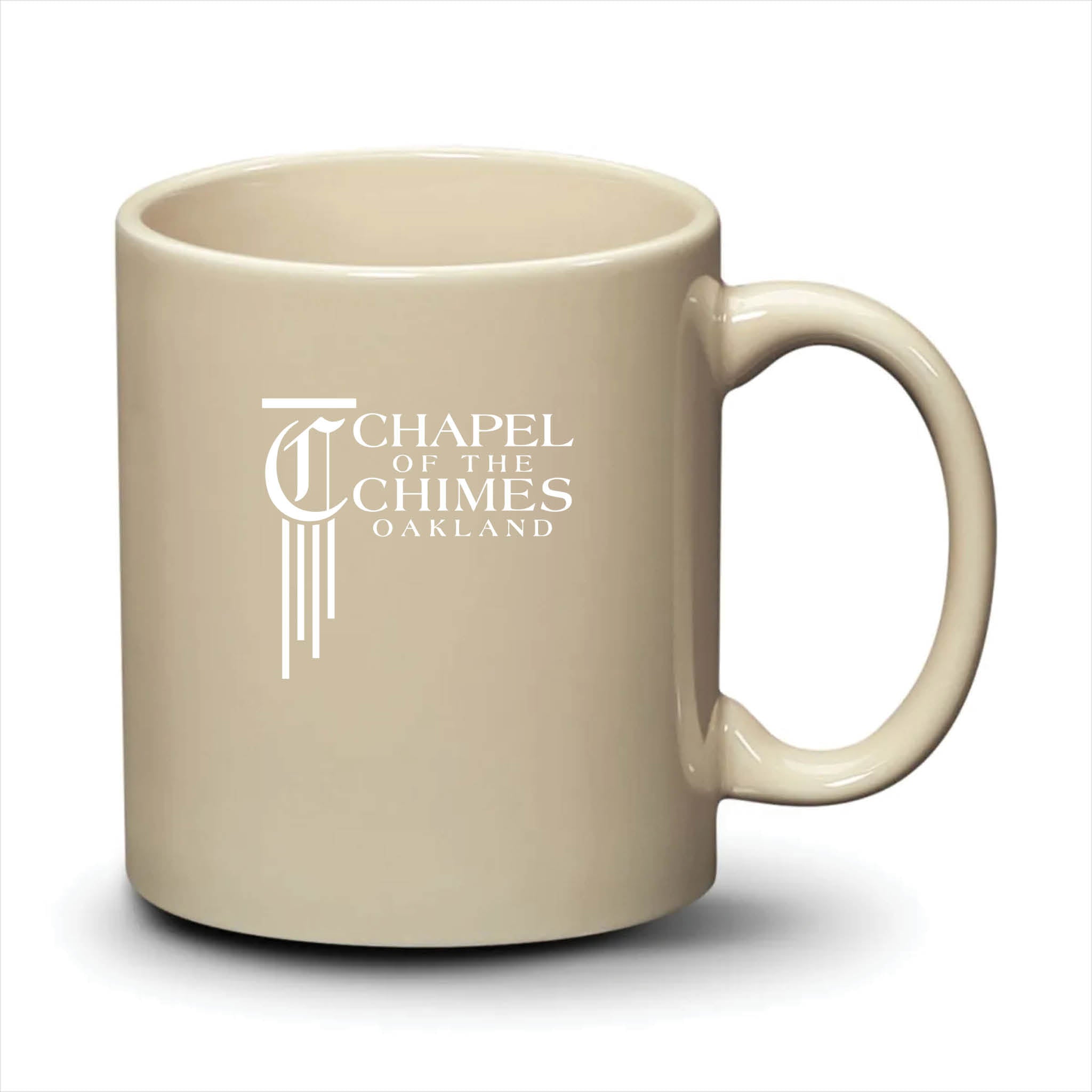 Malibu Mug Almond White Logo