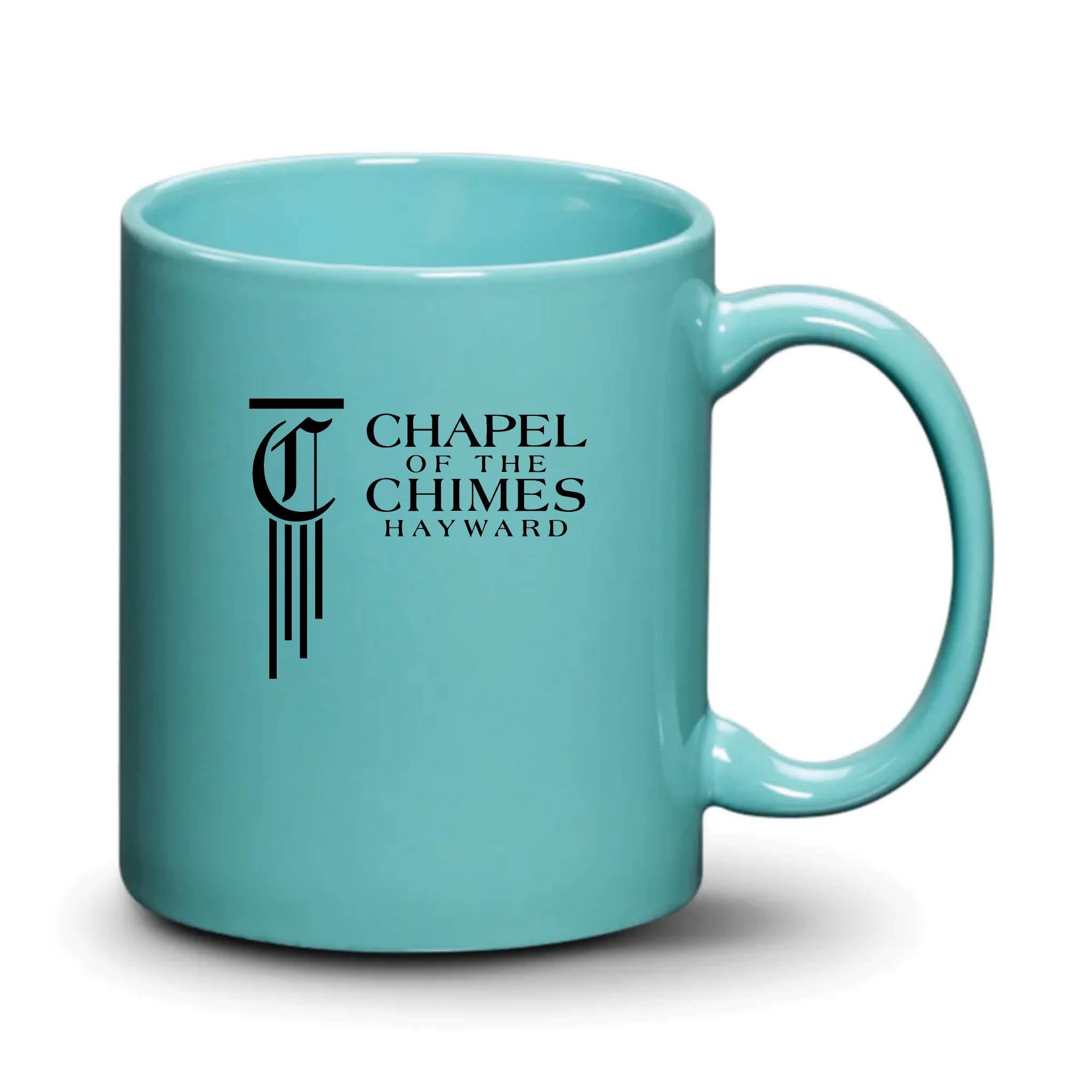 Malibu Mug Aqua Black Logo