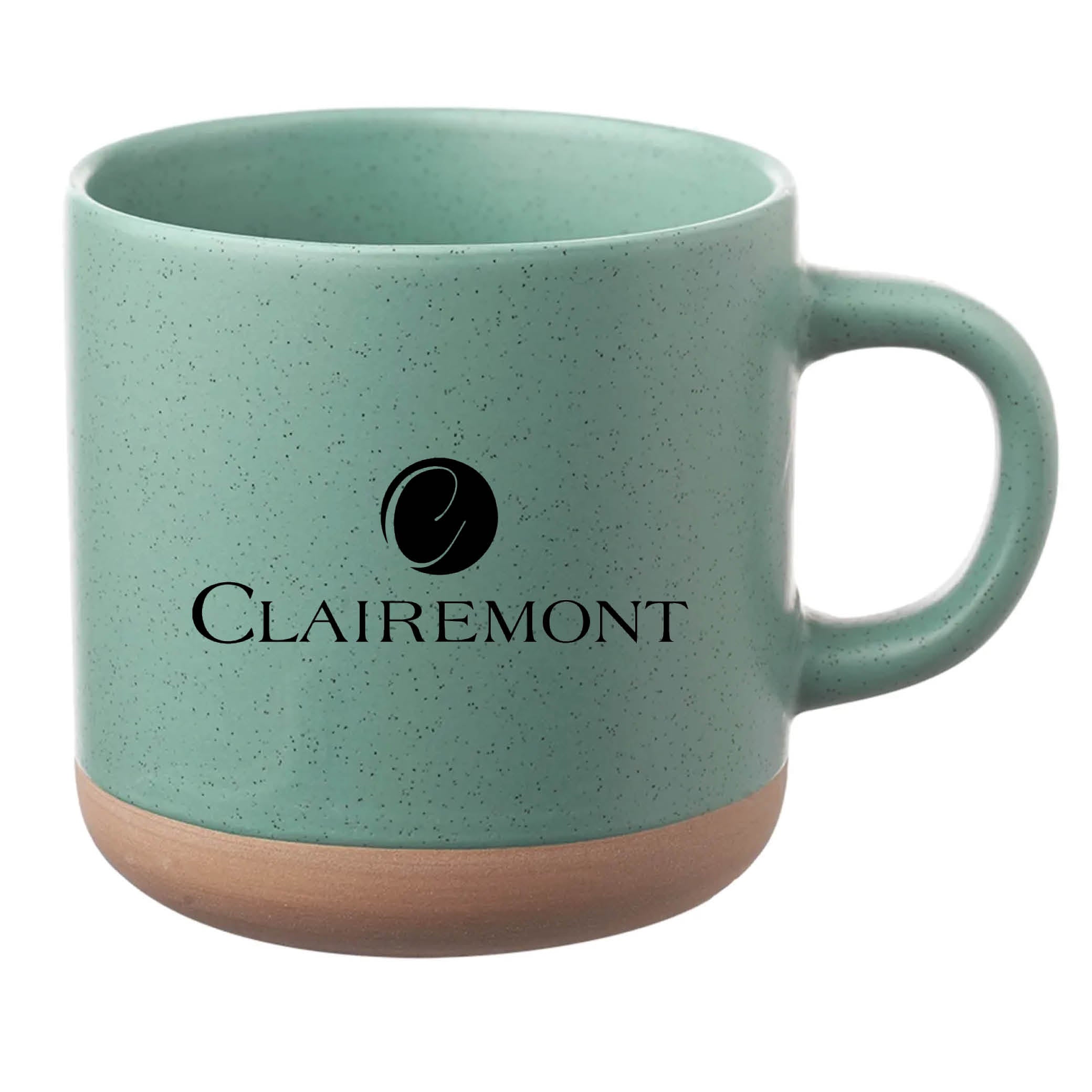 Cosmic Speckled Clay Coffee Mug 11 oz Mint