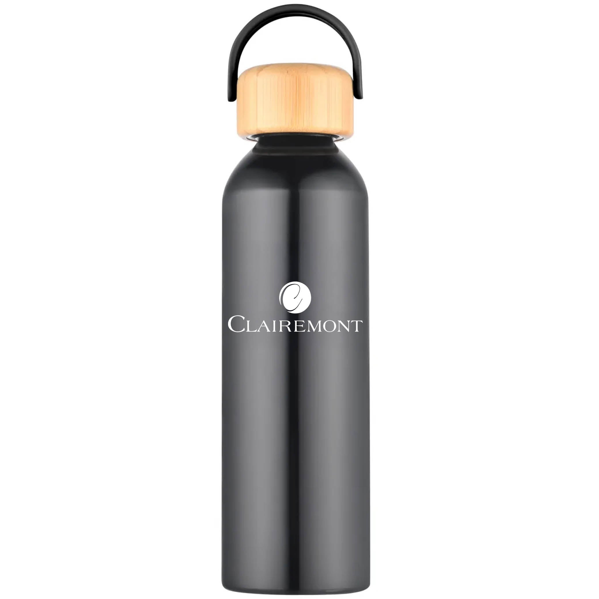 Geyser-VI 24 Oz. Eco Friendly Sports Water Bottle Black