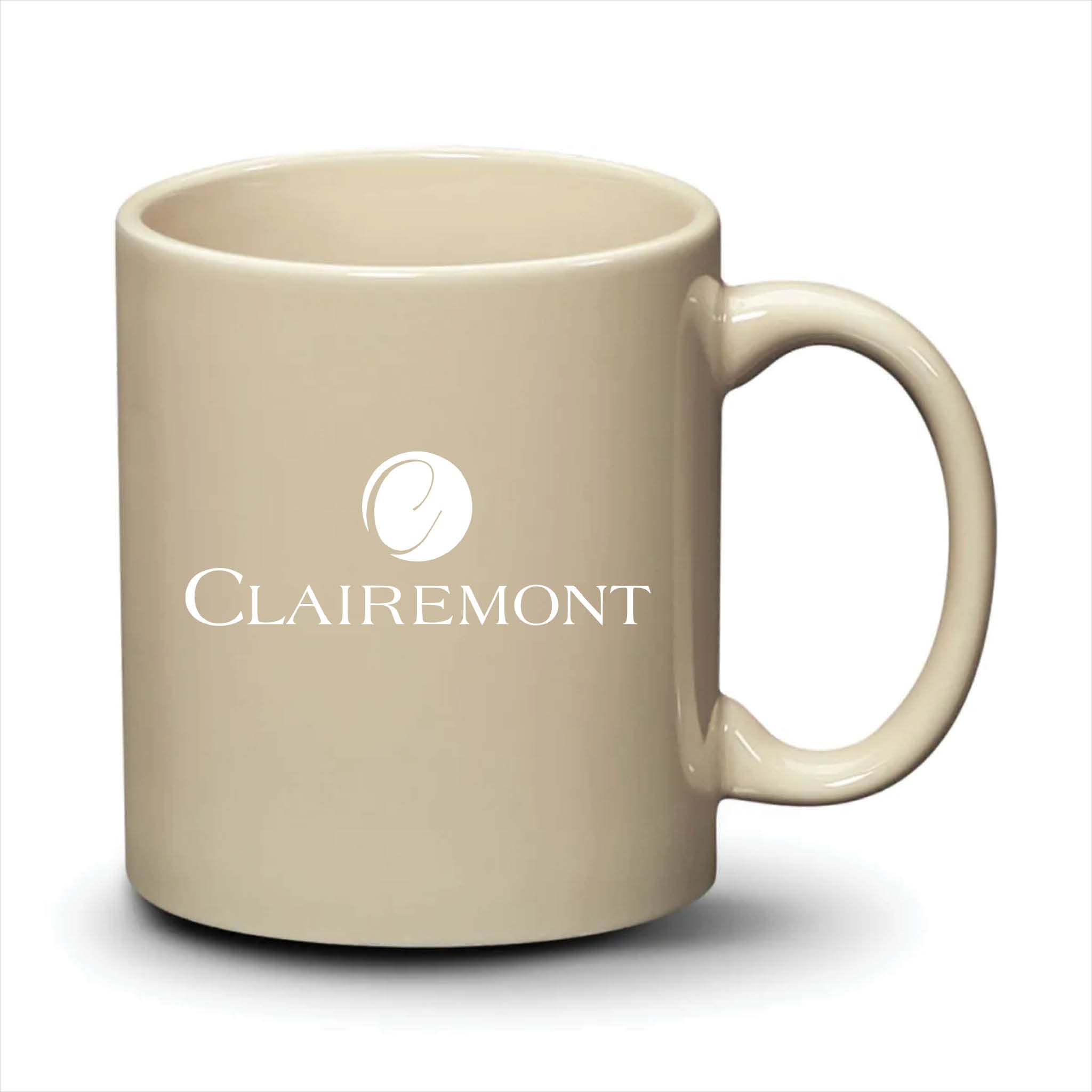 Malibu Mug Almond White Logo