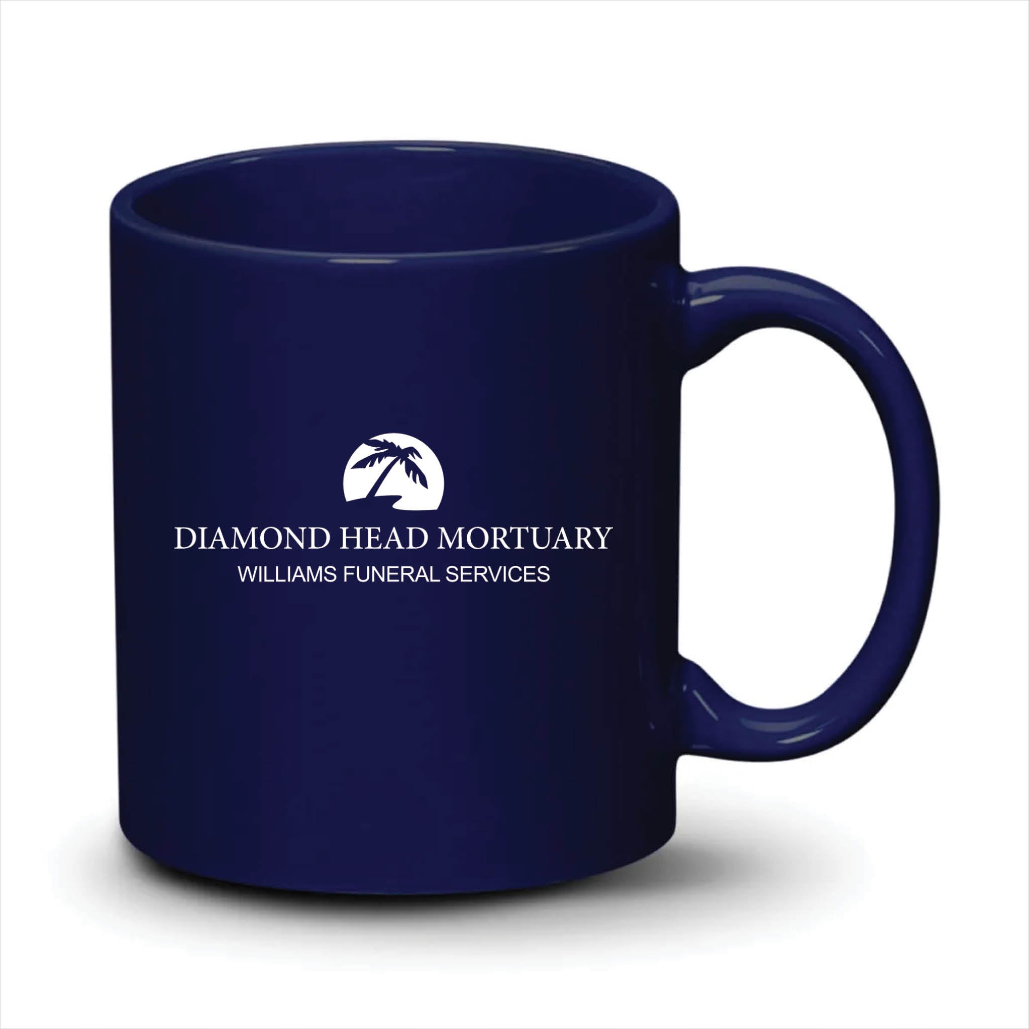 Malibu Mug Cobalt White Logo