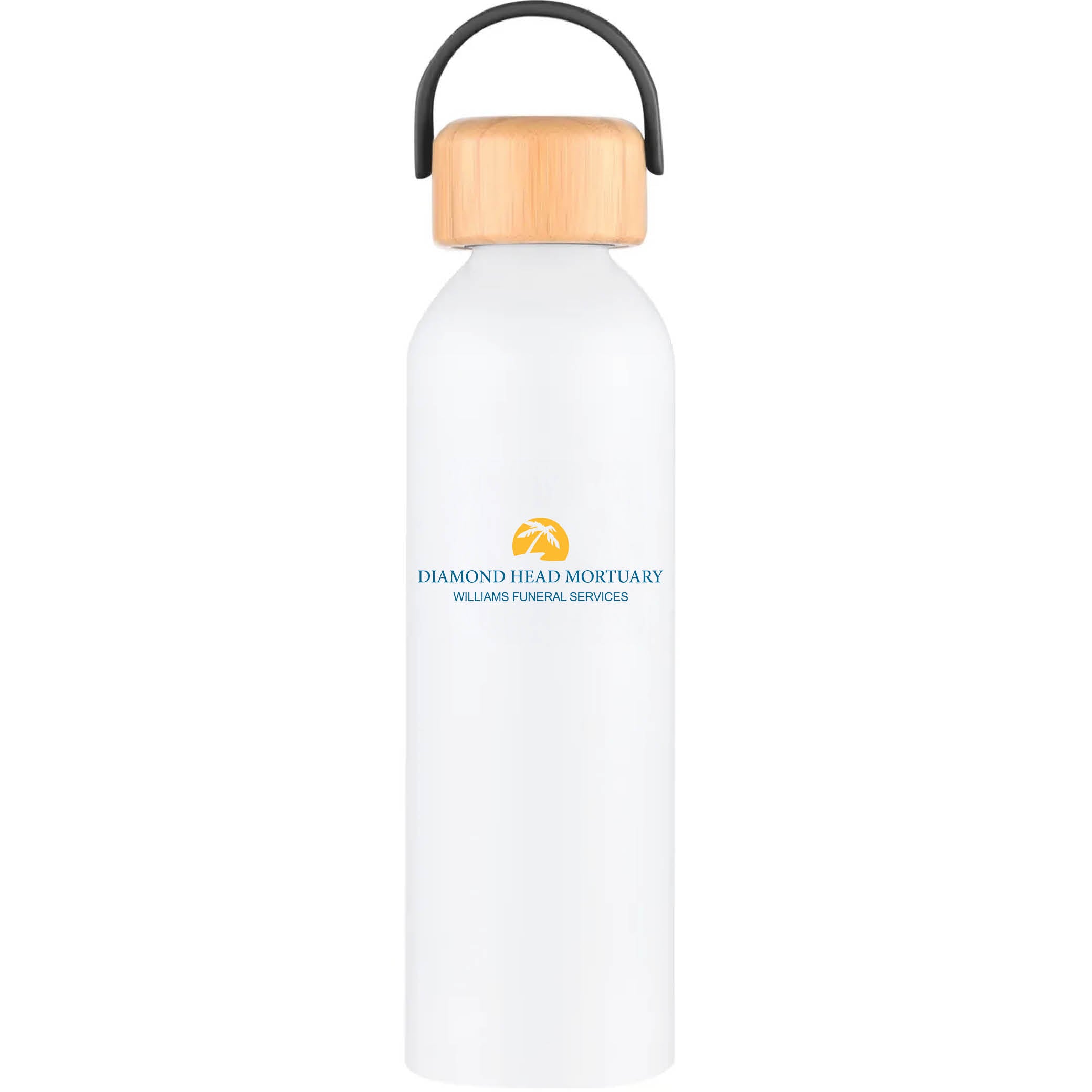 Geyser-VI 24 Oz. Eco Friendly Sports Water Bottle White