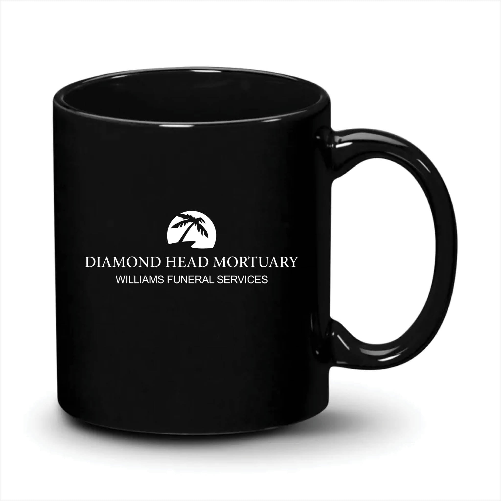 Malibu Mug Black White Logo