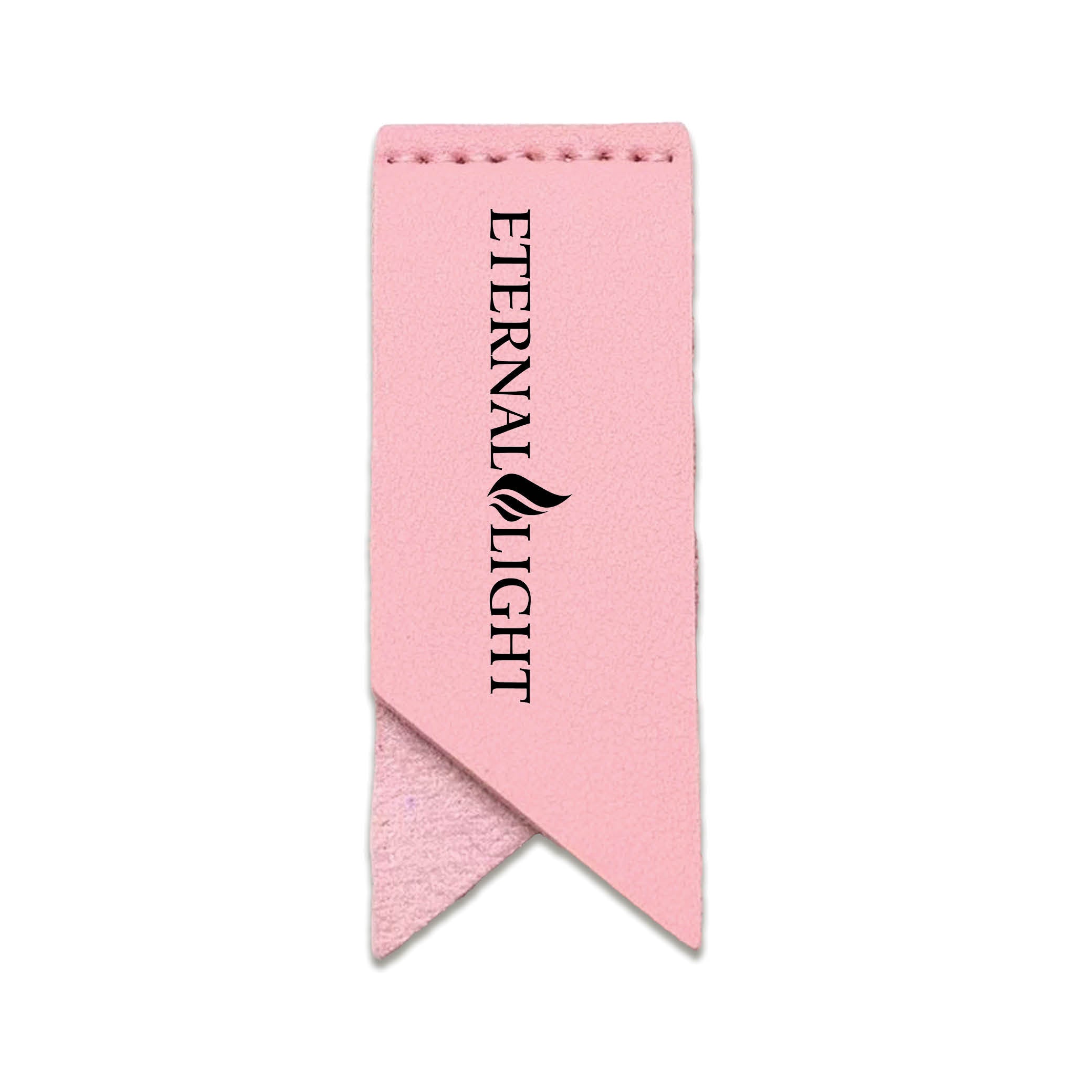 Handmade Leather Bookmark Corner Marker Clip Read Sign Pink