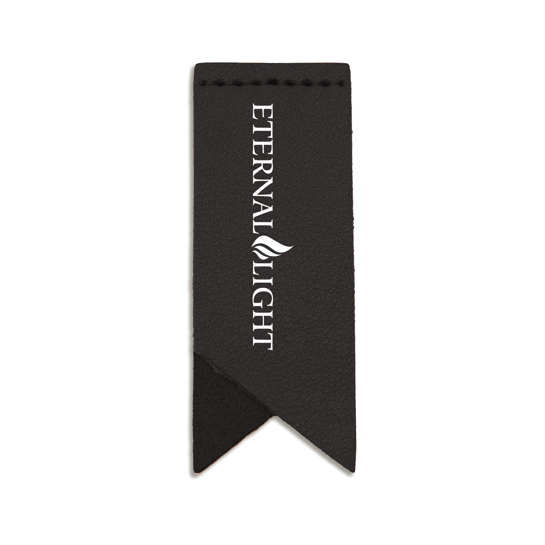 Handmade Leather Bookmark Corner Marker Clip Read Sign Black