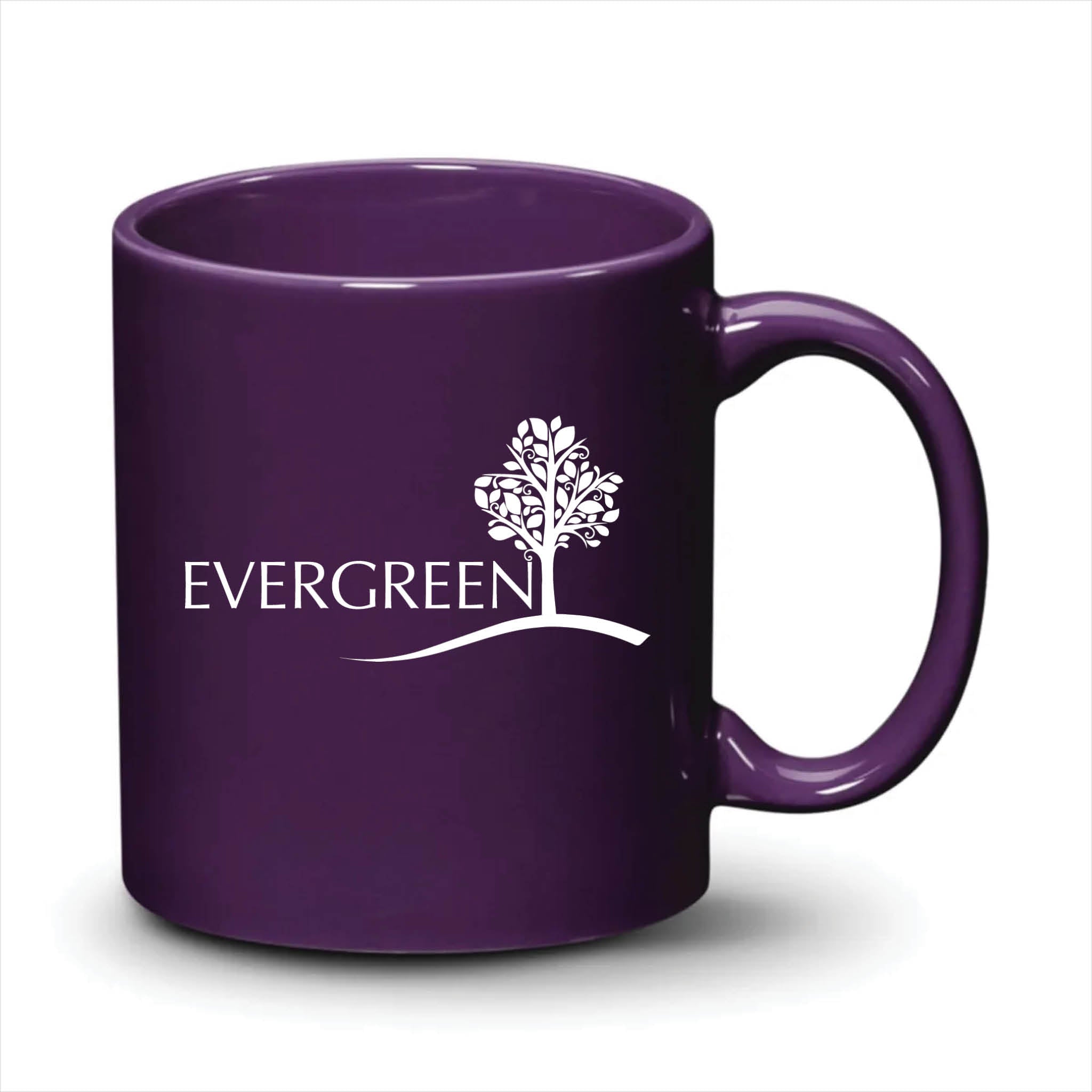 Malibu Mug Purple White Logo