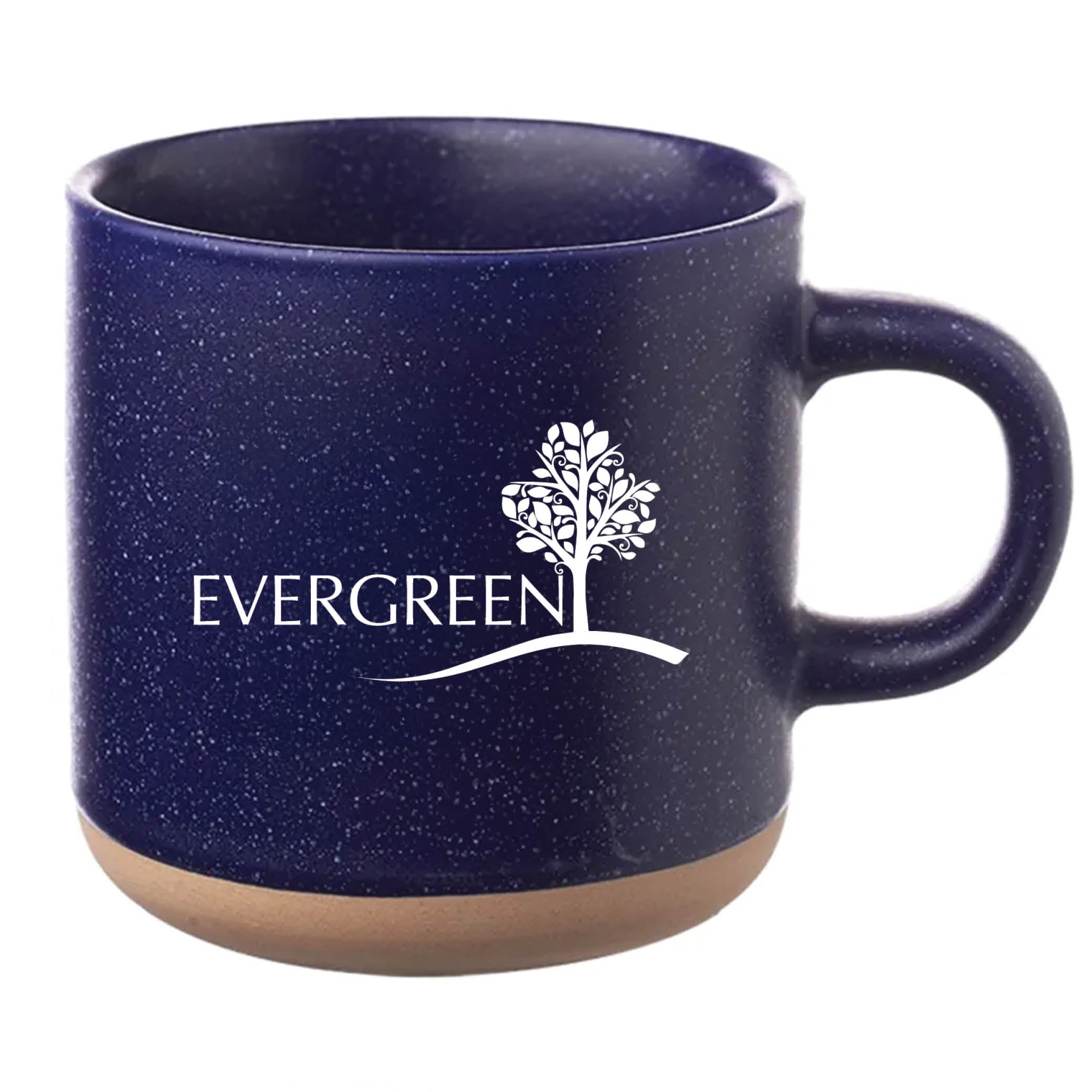Cosmic Speckled Clay Coffee Mug 11 oz Blue