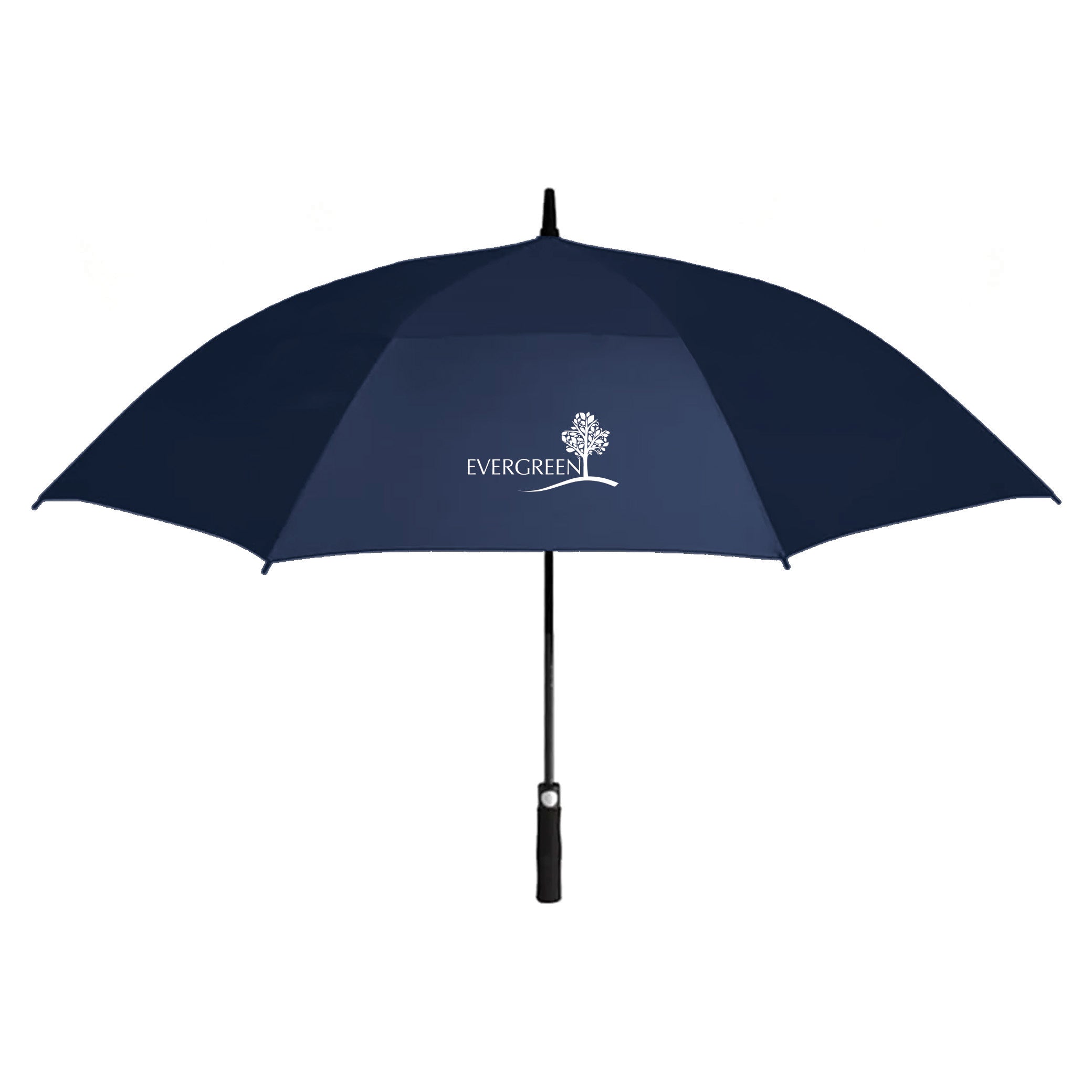 The 59" Arc Double Canopy UV Protection Golf Umbrella Navy Blue
