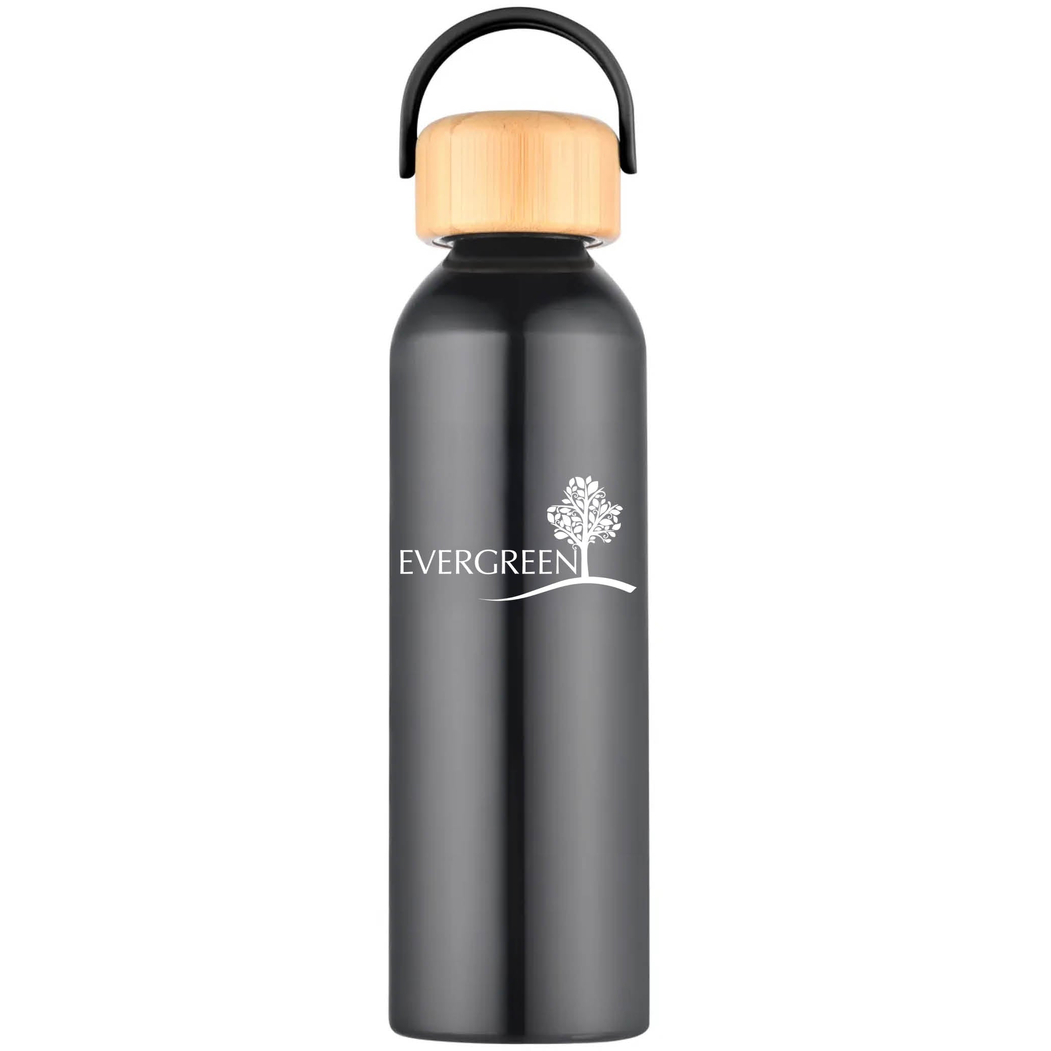 Geyser-VI 24 Oz. Eco Friendly Sports Water Bottle Black